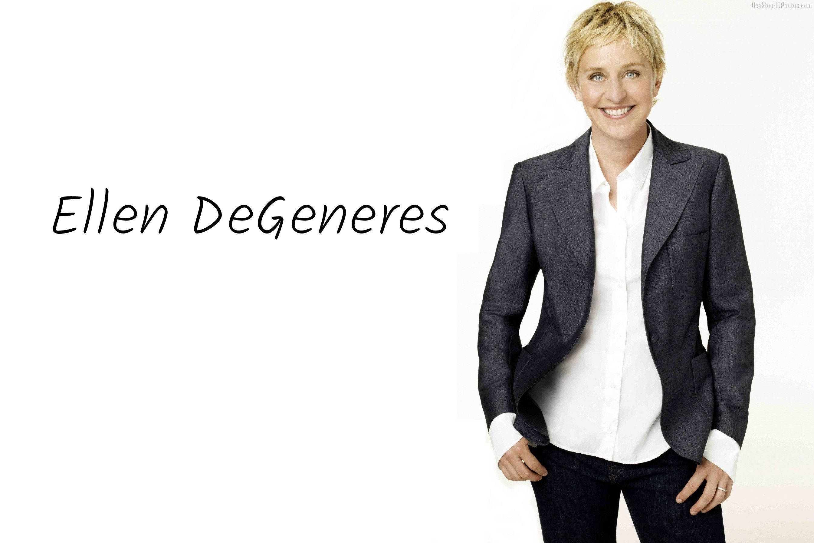 Áp Phích Ellen Degeneres Với Tên Của Ông Hình nền