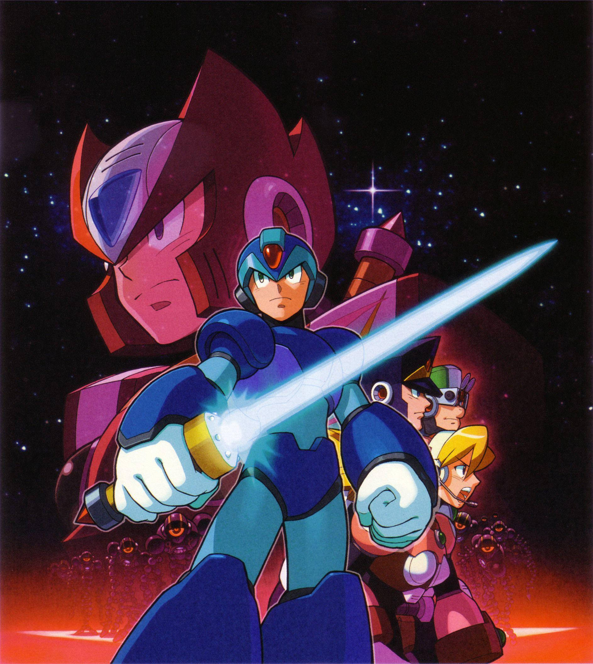 Áp Phích Game Mega Man Xtreme 2 Hình nền