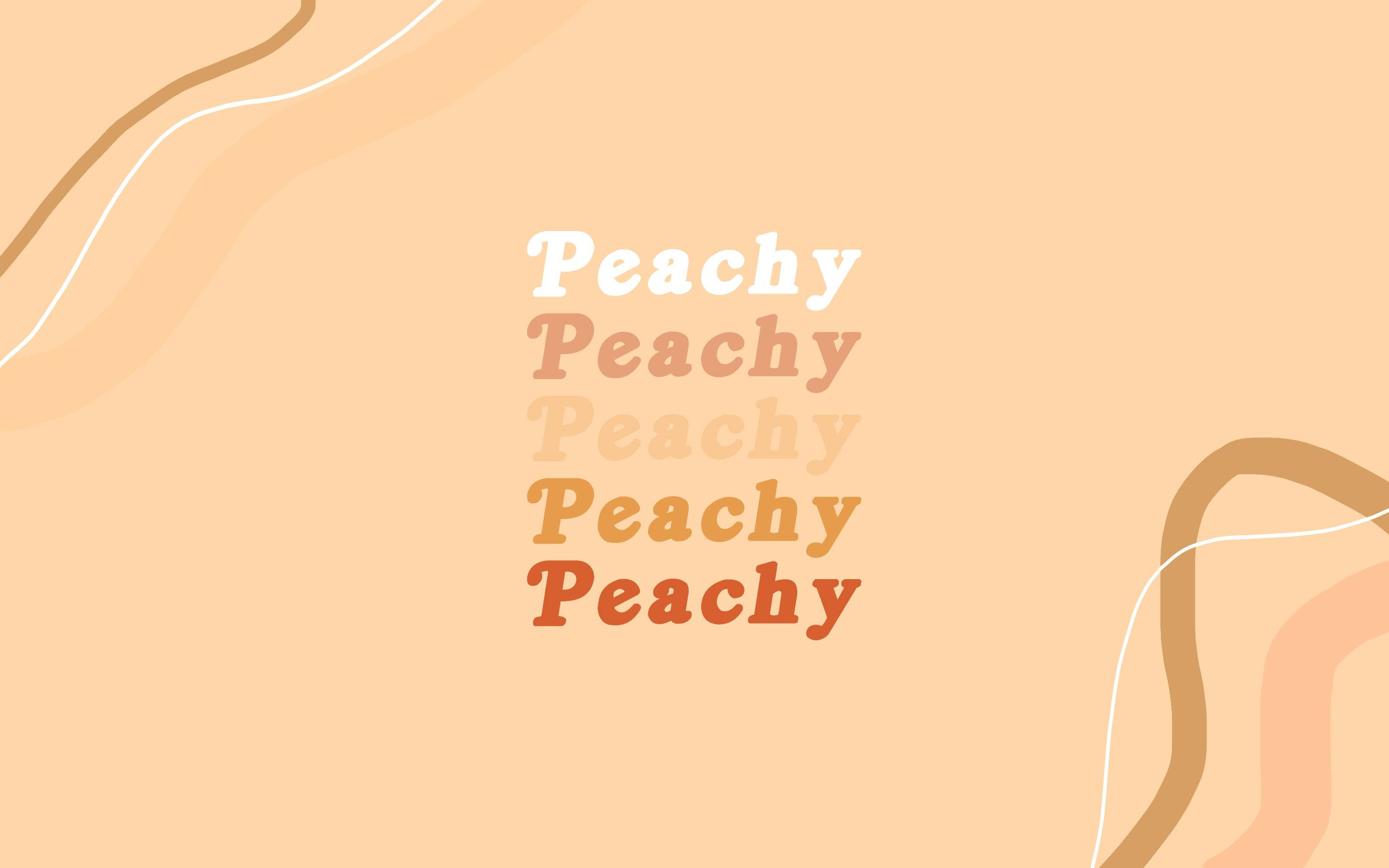 Áp phích màu nâu nhạt phong cách Peachy Hình nền