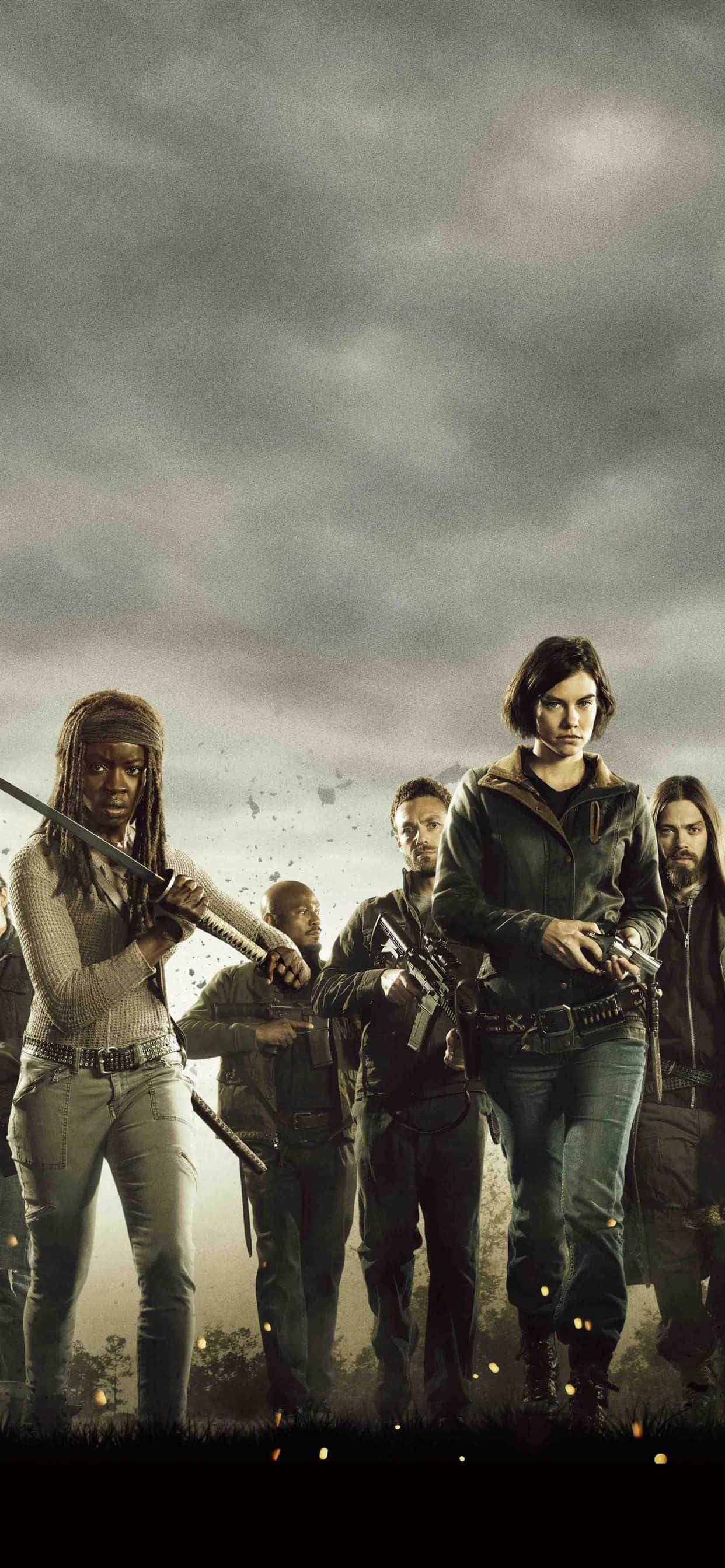 Áp phích mùa 5 the walking dead Hình nền