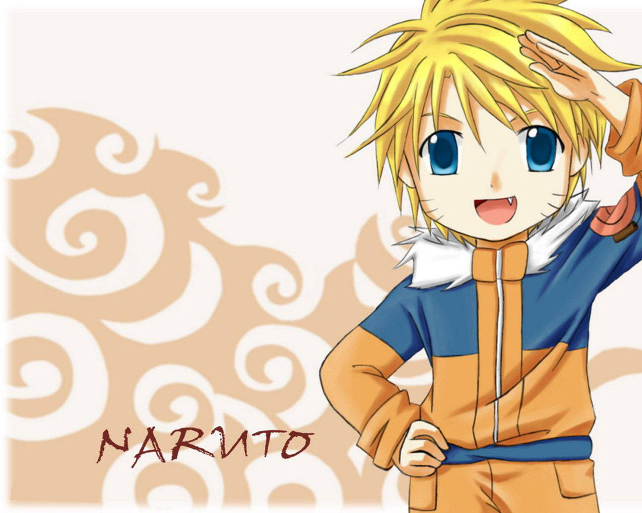 Áp phích Naruto dễ thương phong cách hoạt hình Hình nền