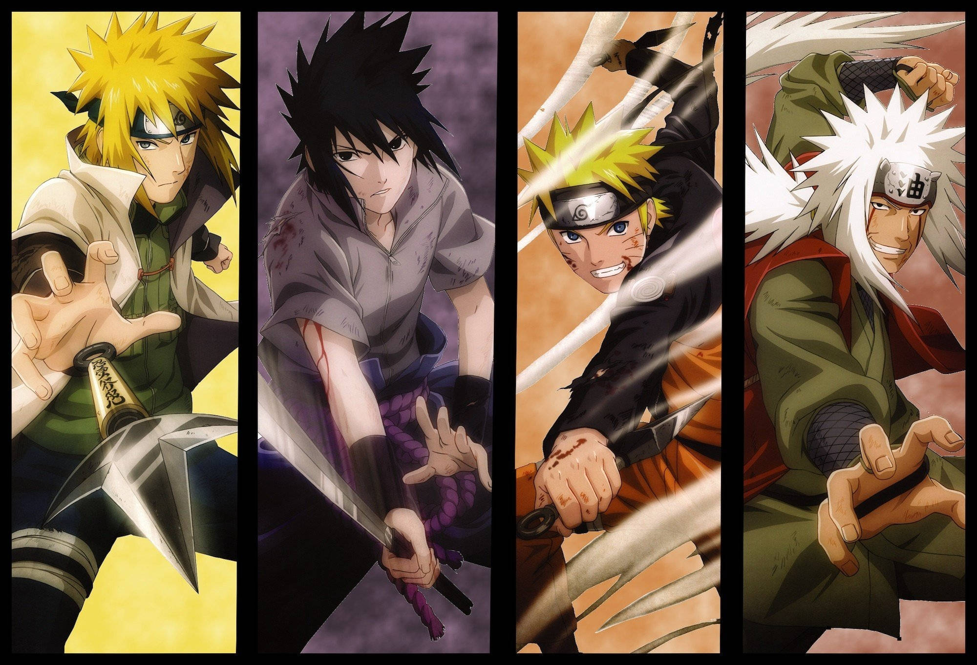 Áp phích Naruto và các ninja khác Hình nền