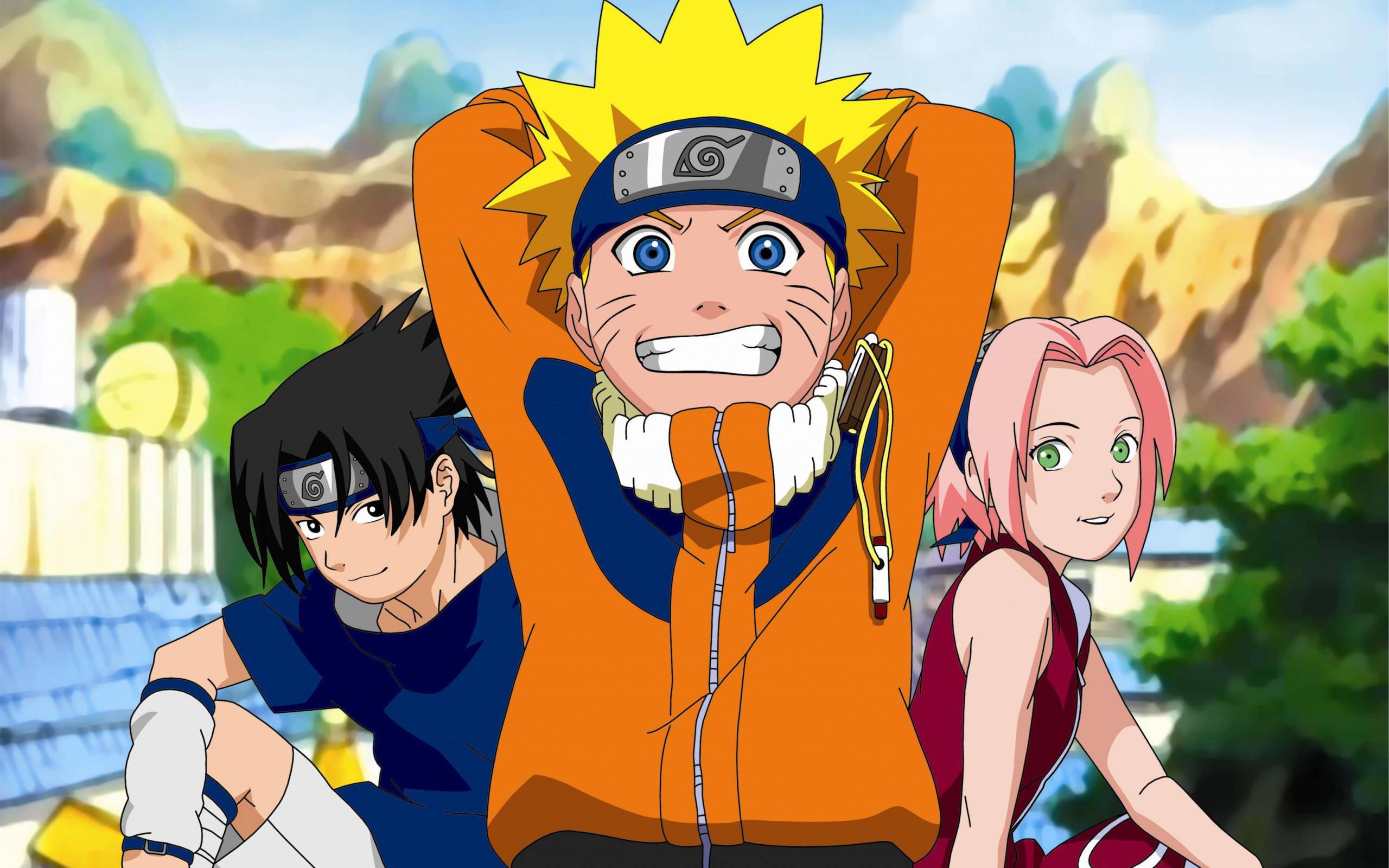 Áp phích Naruto và Đội 7 thời nhỏ Hình nền