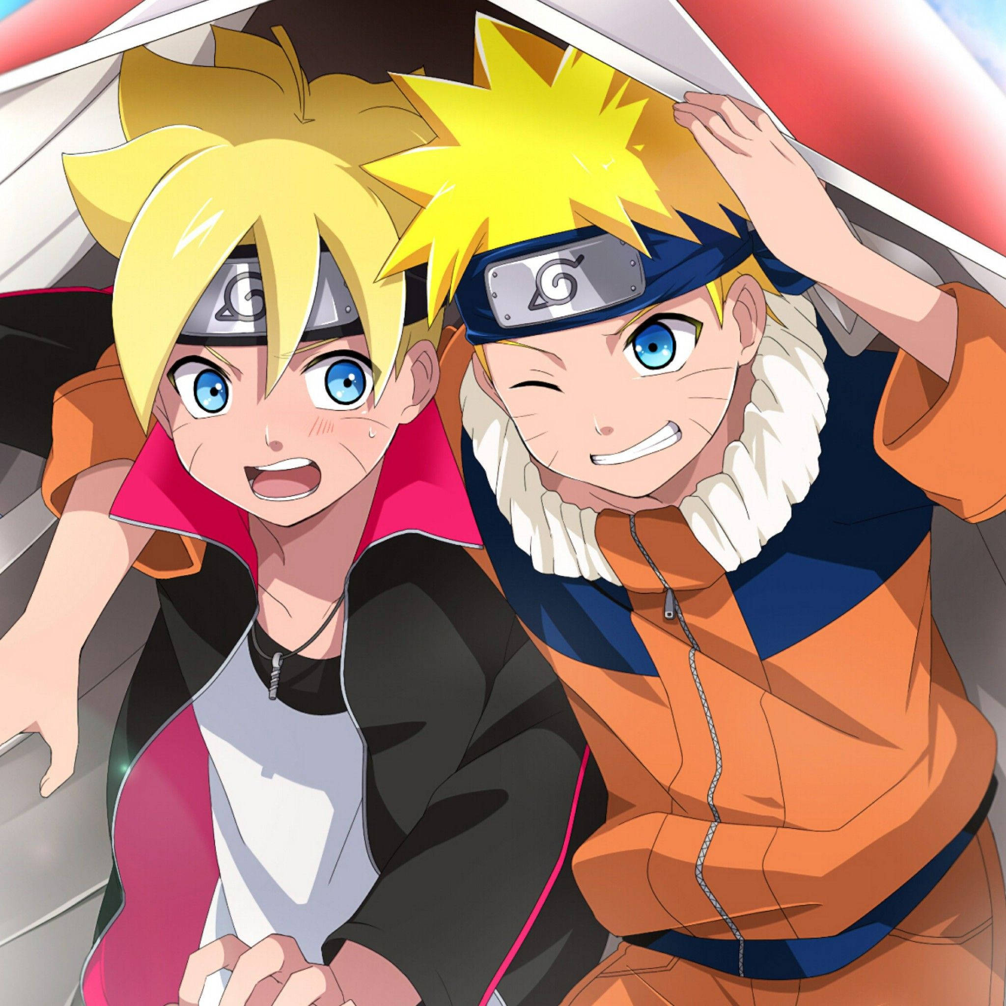 Áp phích Naruto Boruto thời nhỏ Hình nền
