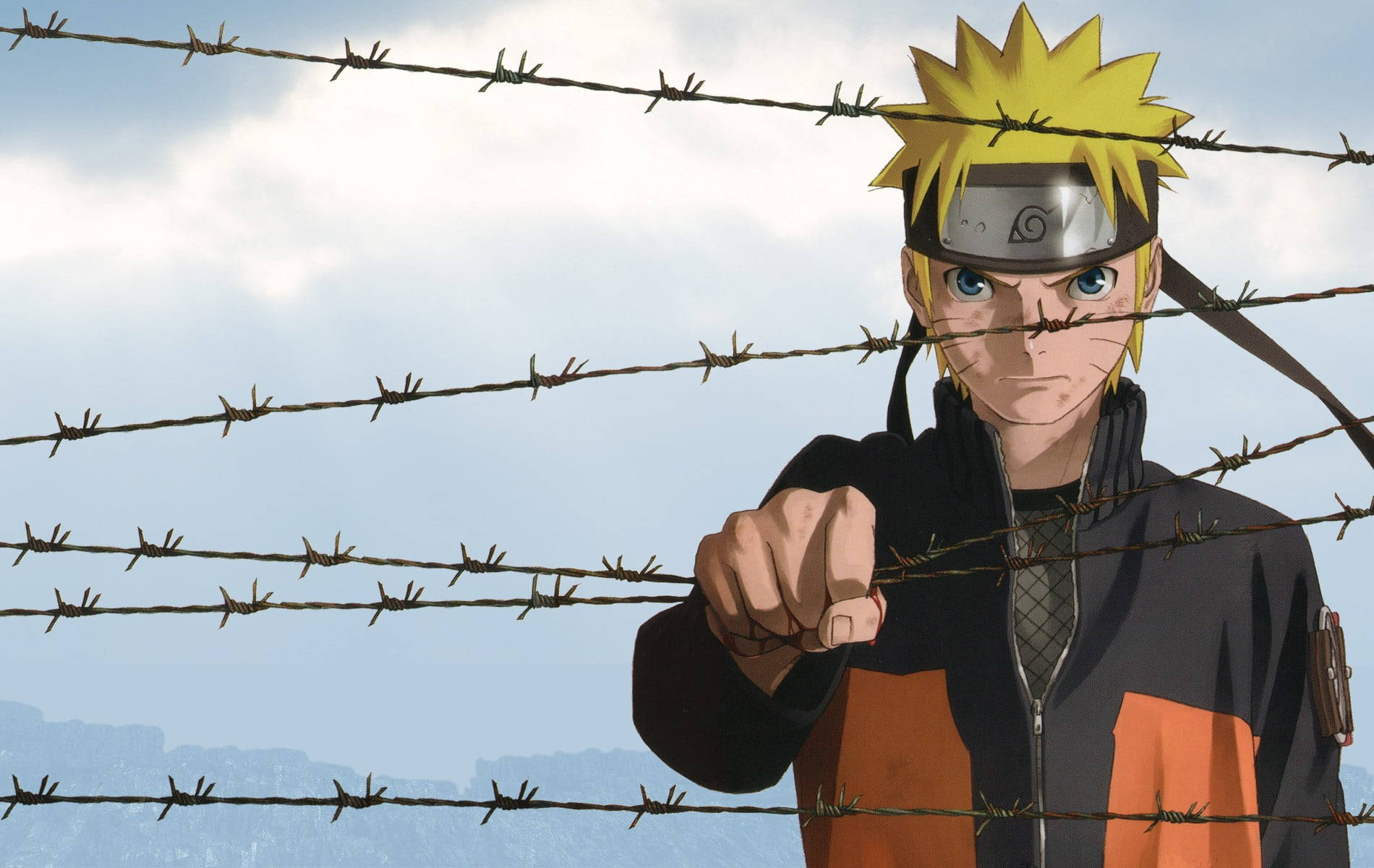 Áp phích Naruto ngầu nhất trên dây kẽm gai Hình nền
