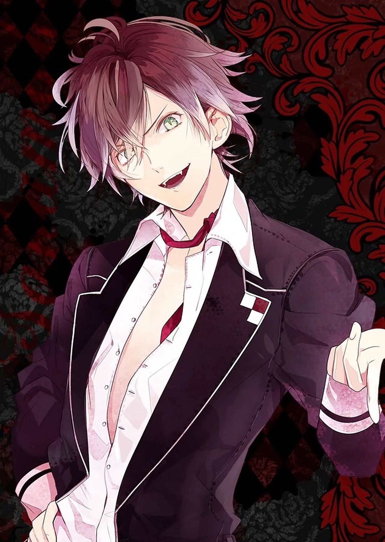 Áp phích đỏ Ayato Diabolik Lovers Hình nền