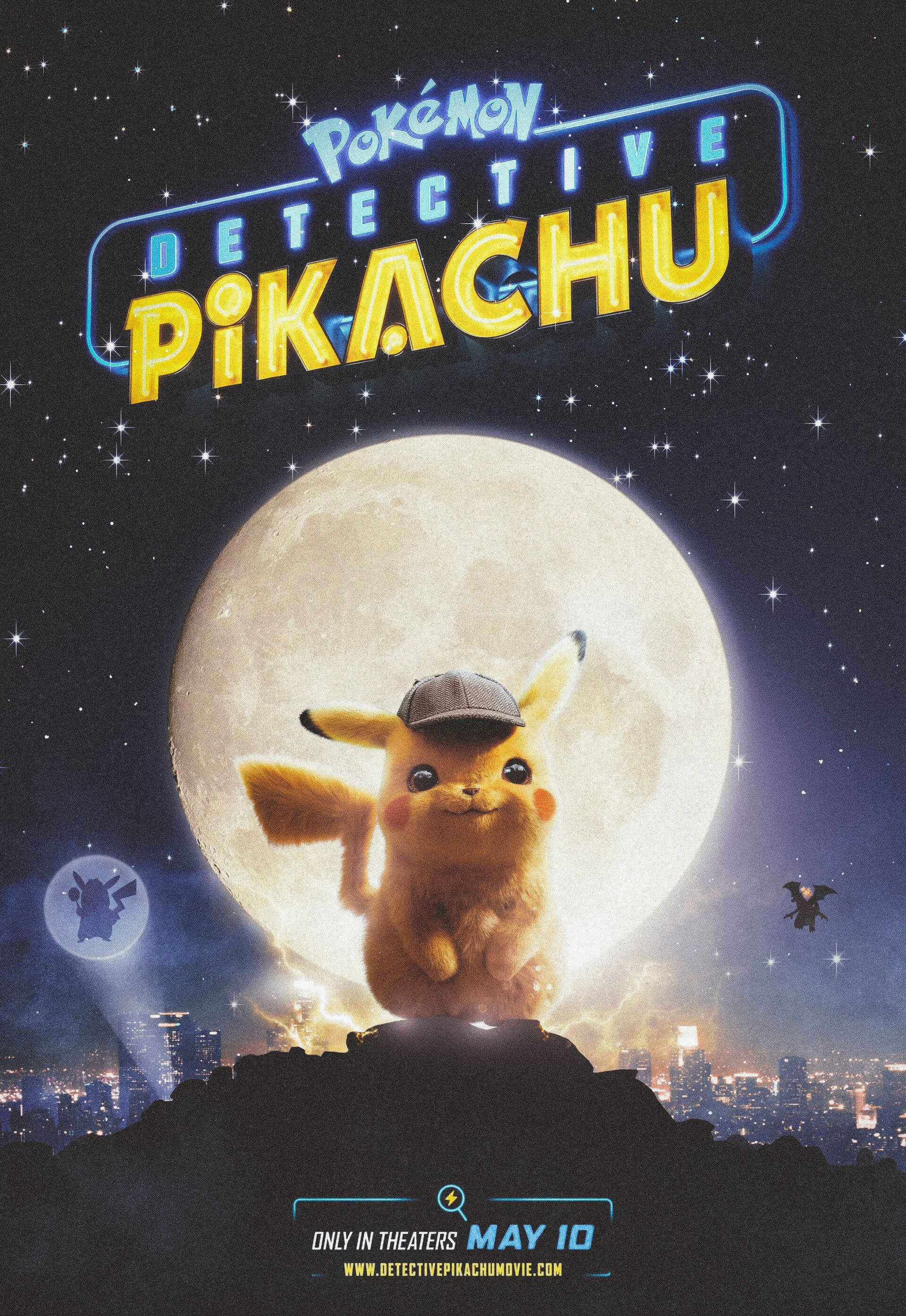 Áp phích phim Thám tử Pikachu Hình nền