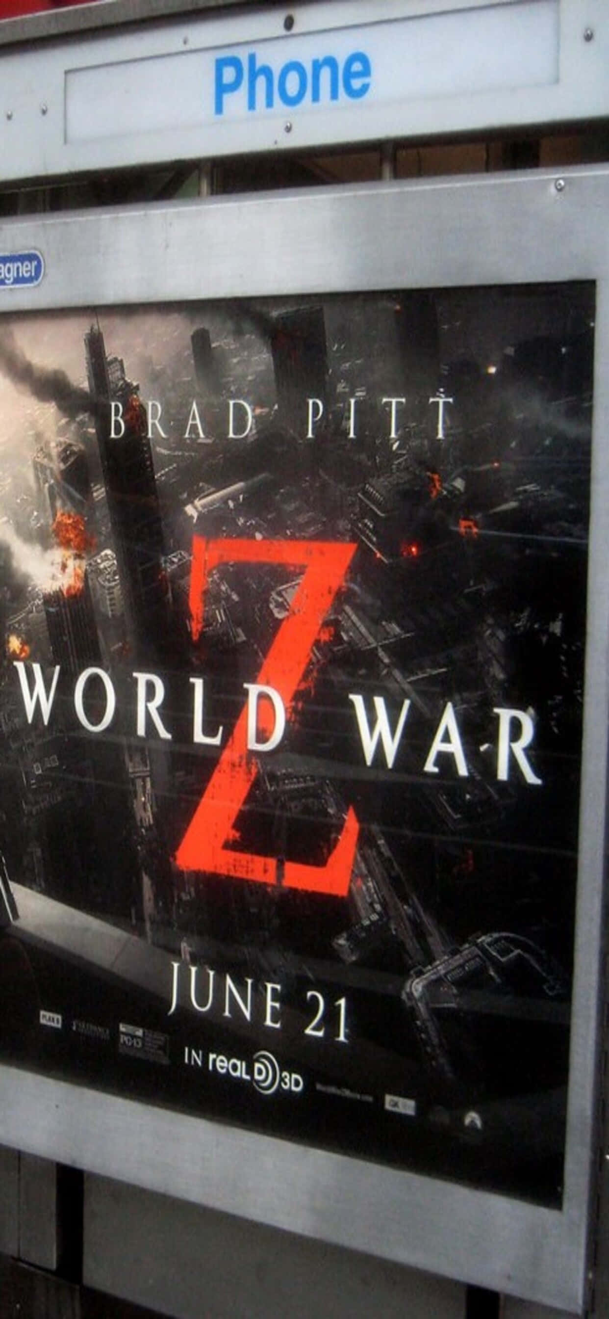 Áp Phích Rạp Chiếu Phim iPhone XS Max World War Z Hình Nền