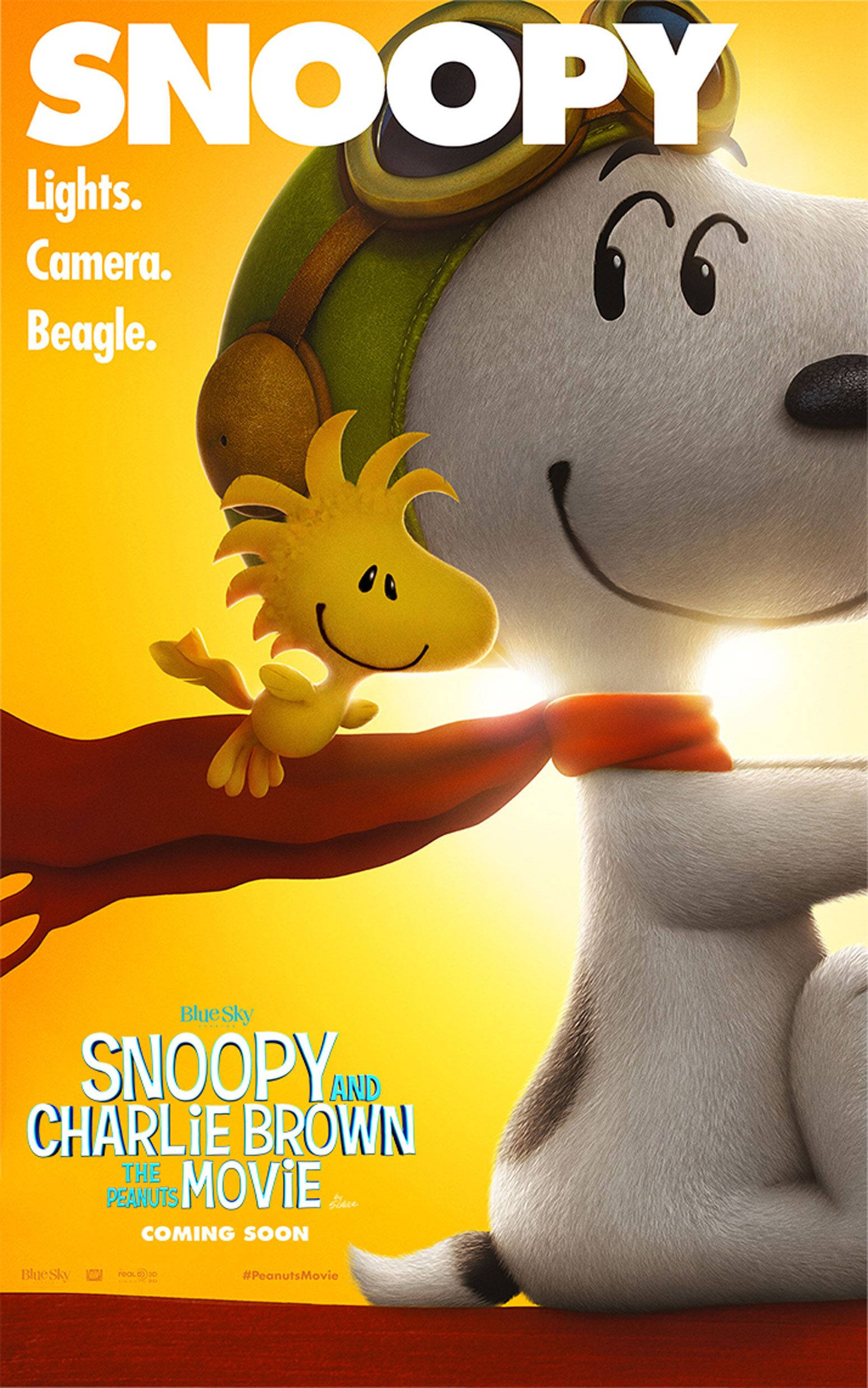 Áp phích Snoopy trong The Peanuts Movie Hình nền
