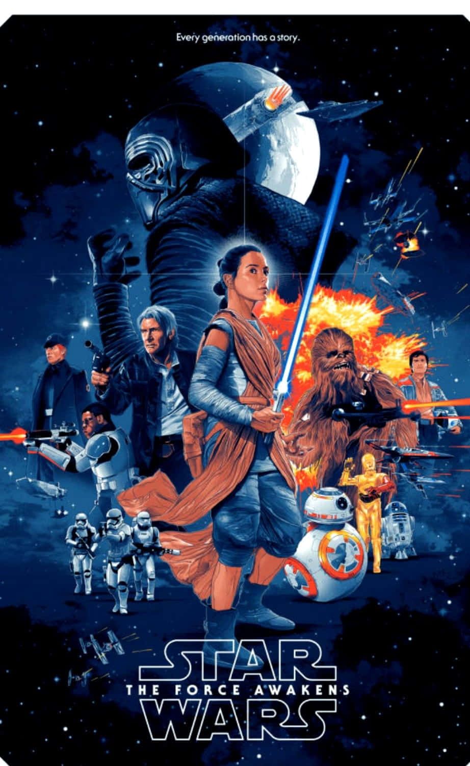 Áp phích Star Wars: Thần Lực Thức Tỉnh Hình nền