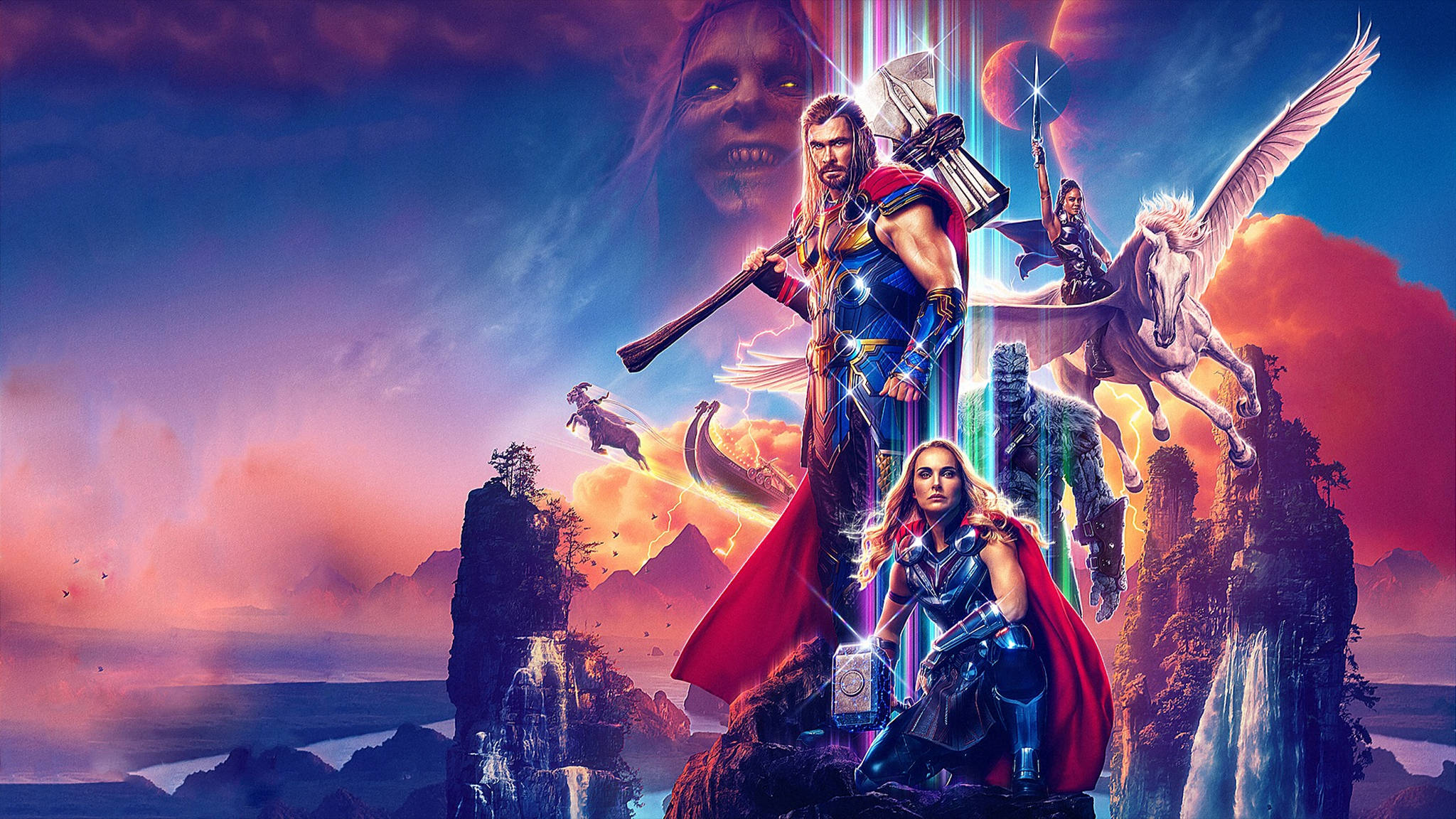 Áp phích Thor: Tình Yêu và Sấm Sét Hình nền