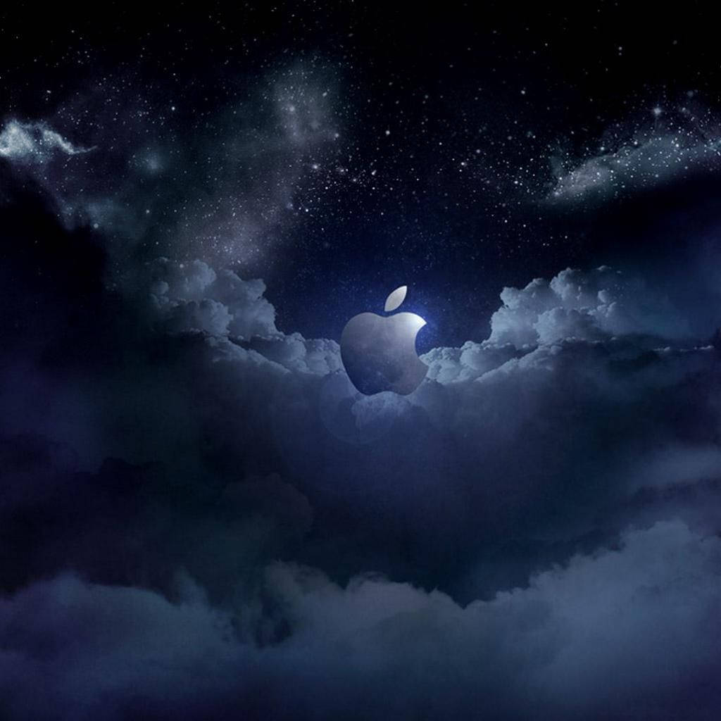Apple iPad Mini với bầu trời u ám Hình nền