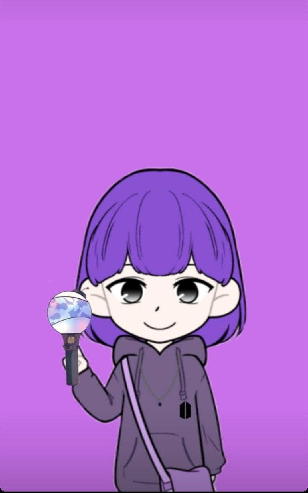 Cô Gái ARMY Dễ Thương iPhone Hình nền