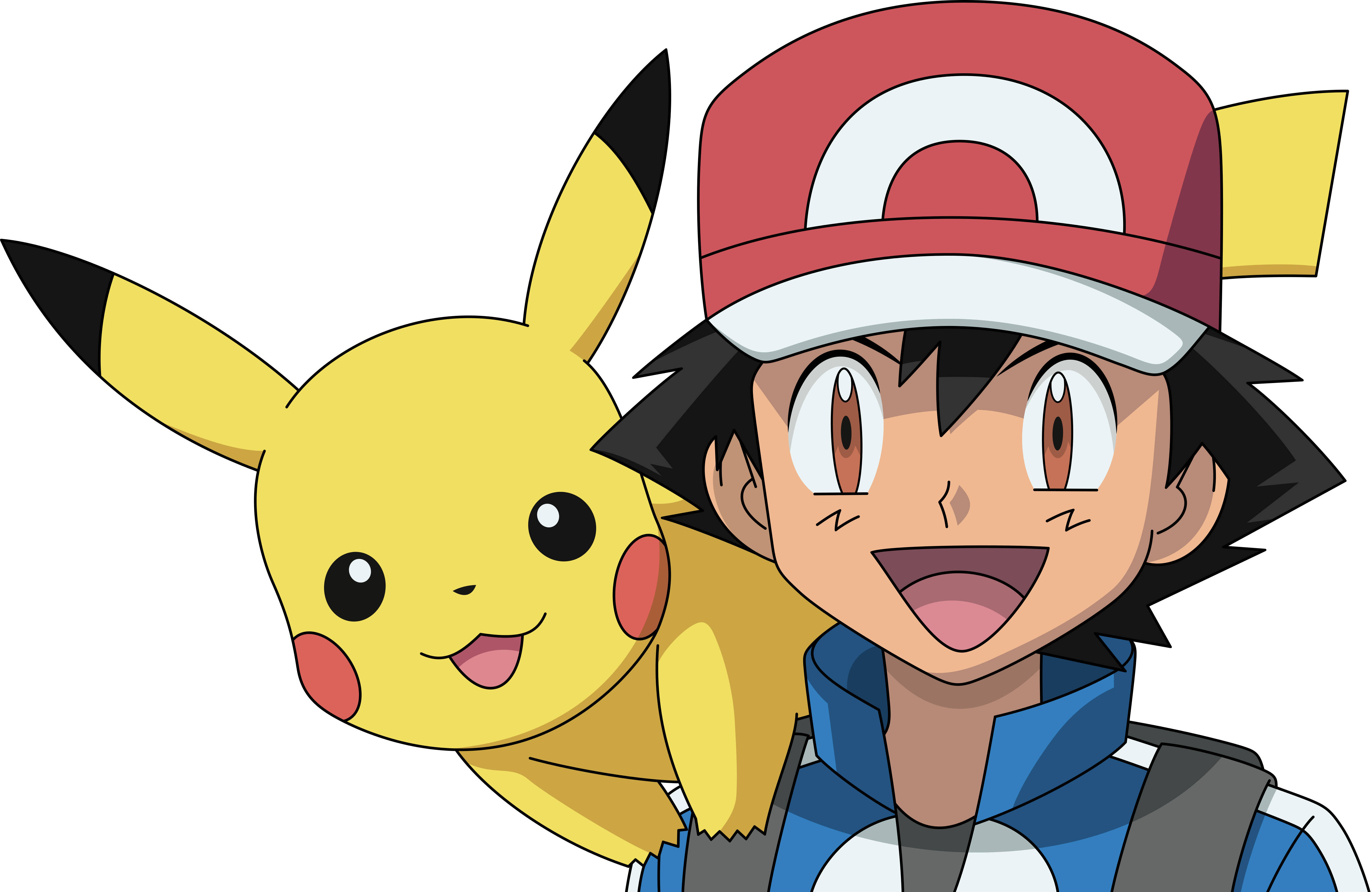 Ash và Pikachu HD Chân Dung Hình nền