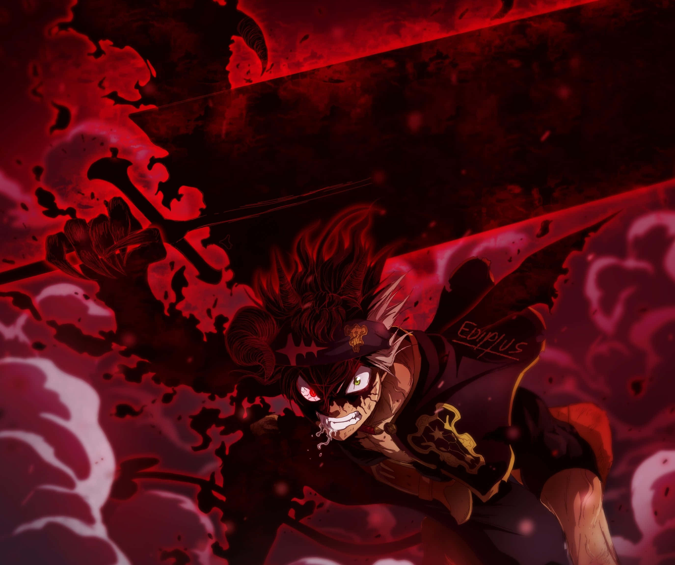 Asta Black Clover 4K Quỷ Ác Ma Điên Cuồng Hình nền