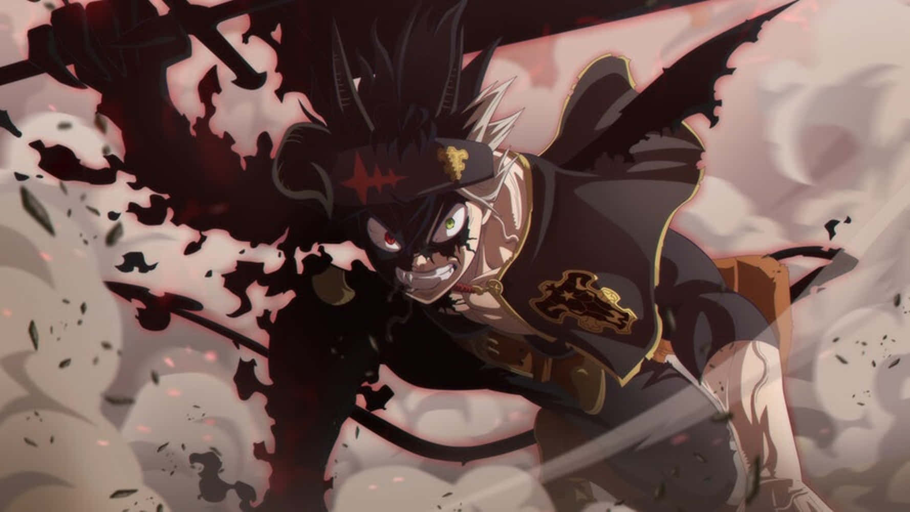 Asta Black Clover 4K Quỷ Ác Ma Liebe Hợp Thể Hình nền