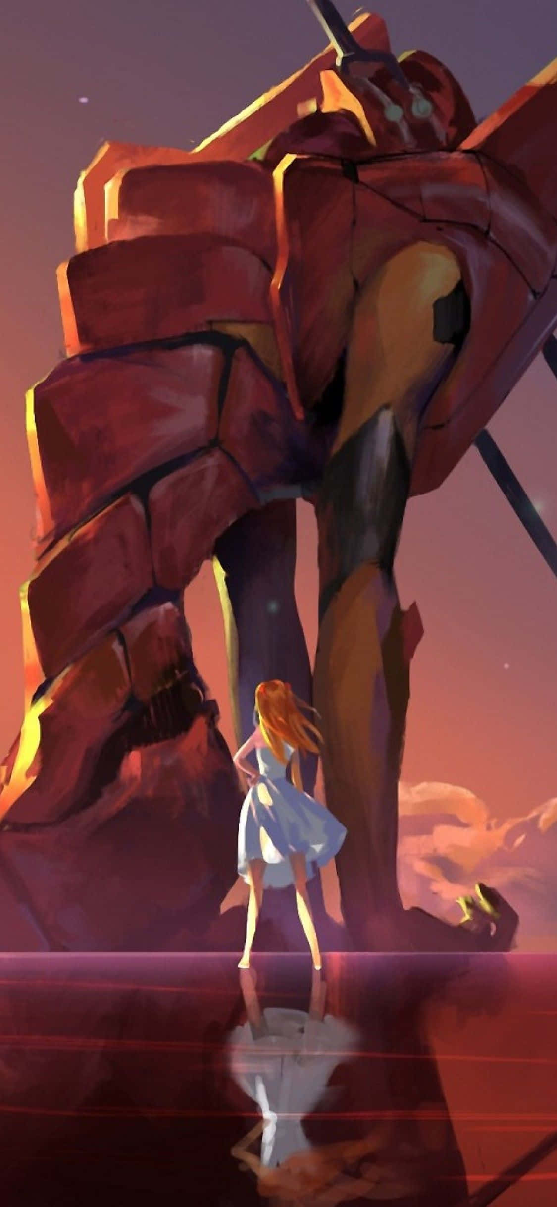 Asuka Langley Soryu Neon Genesis Evangelion iPhone Hình nền