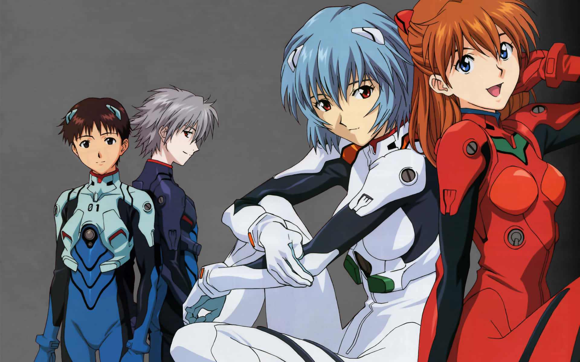 Asuka và Shinji, hai trong số những nhân vật được yêu thích nhất của Neon Genesis Evangelion. Hình nền