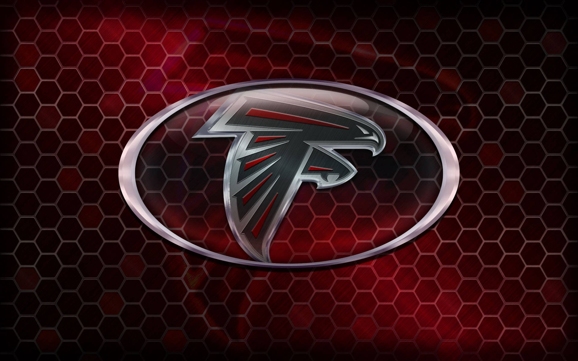 Hình nền máy tính màu đỏ của Atlanta Falcons bóng bầu dục Mỹ.