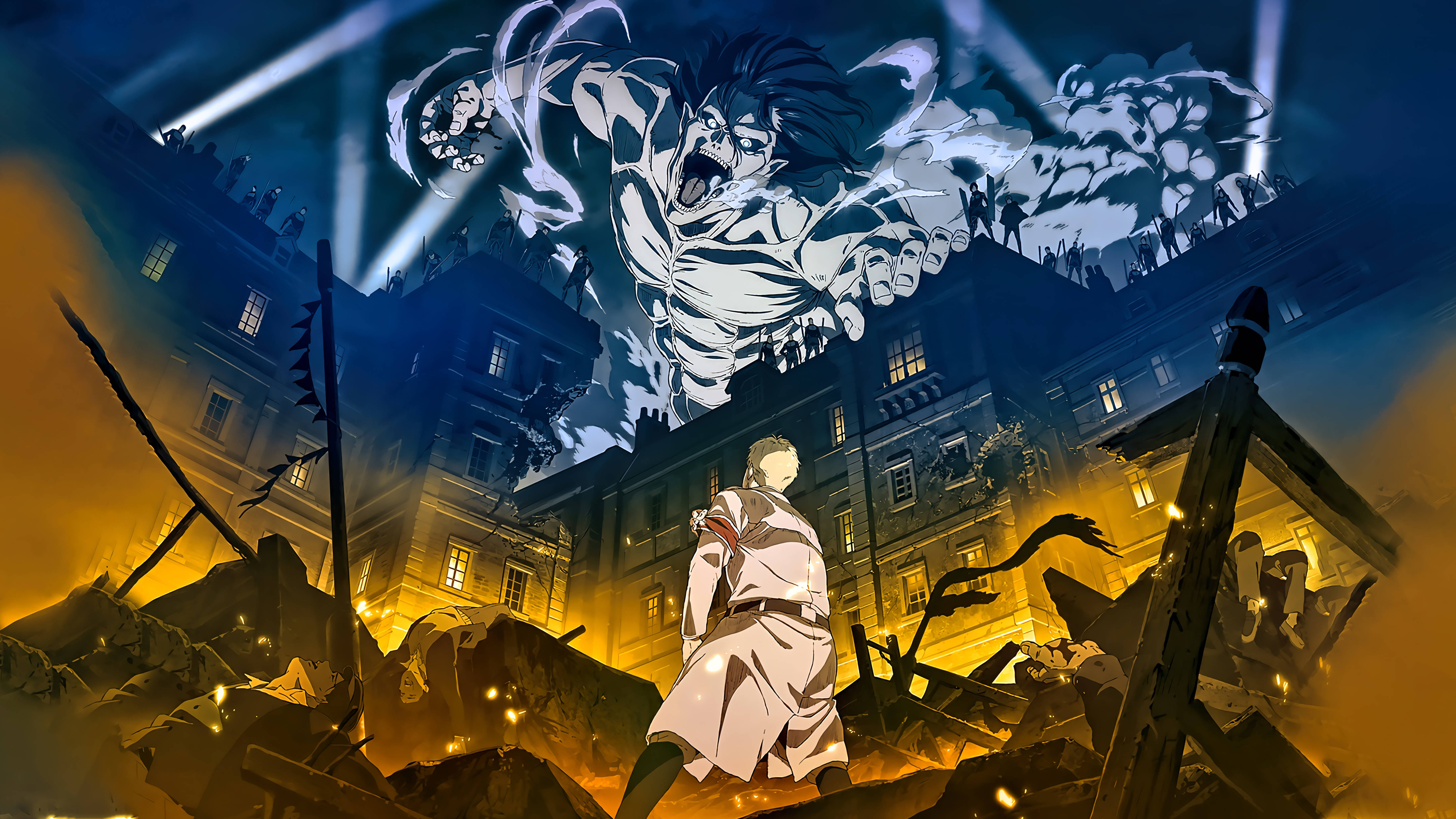 Attack On Titan 4K Reiner Braun Hình nền