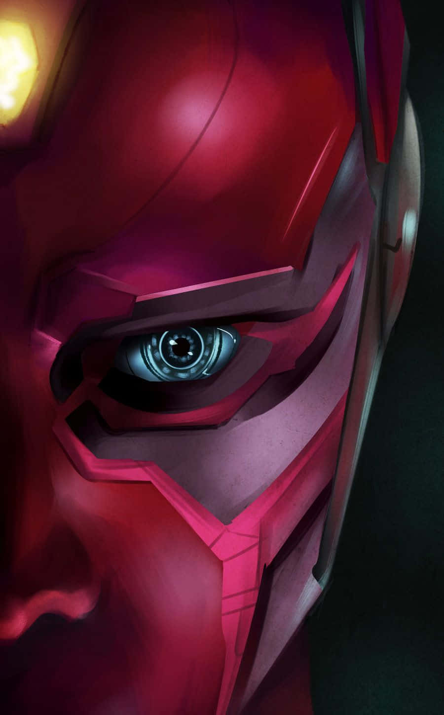 Đầu Vibranium Của Vision Avengers Hình nền