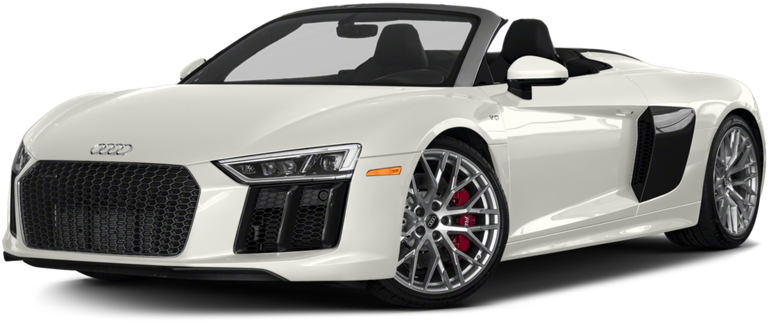 Audi R8 Spyder mui trần màu trắng Hình nền