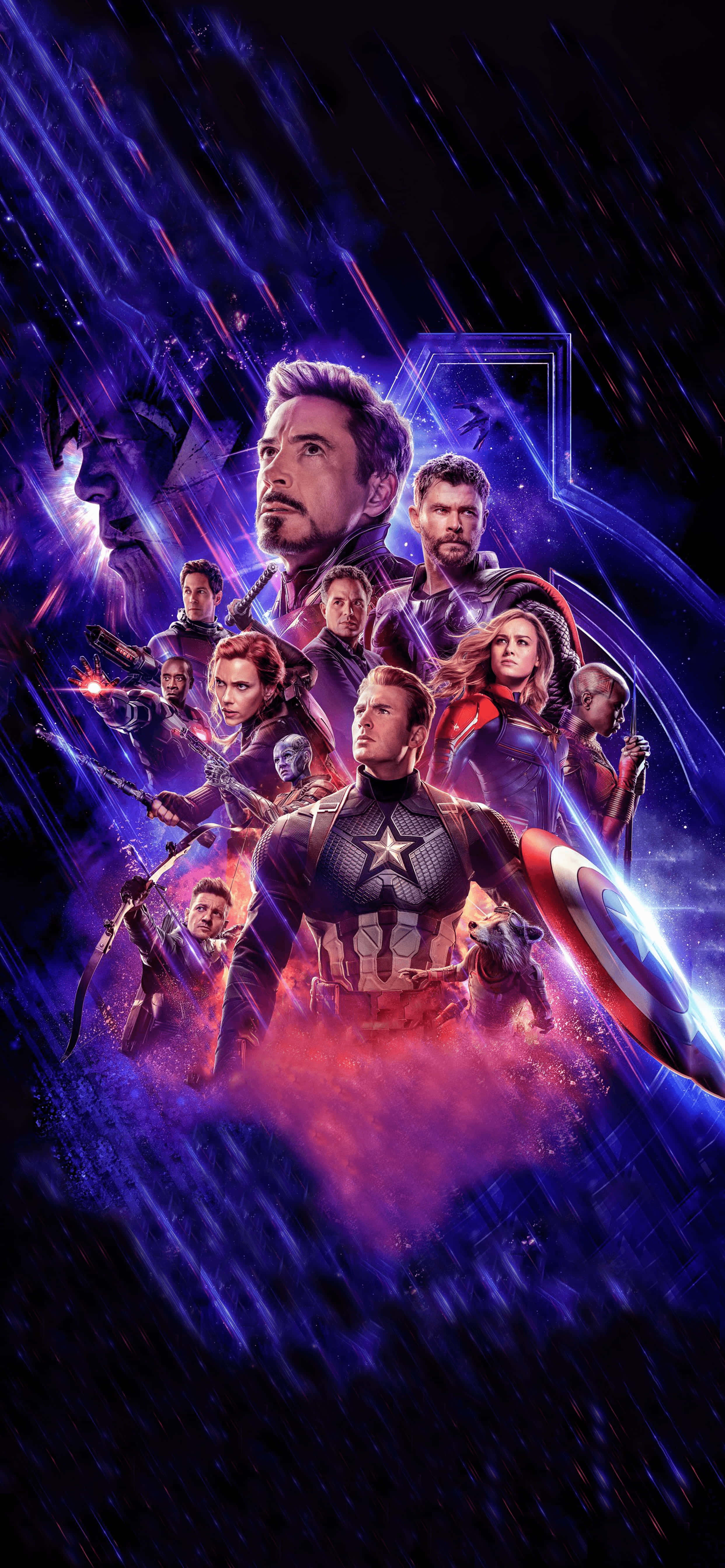 Avengers Endgame tím đỉnh trên điện thoại Hình nền