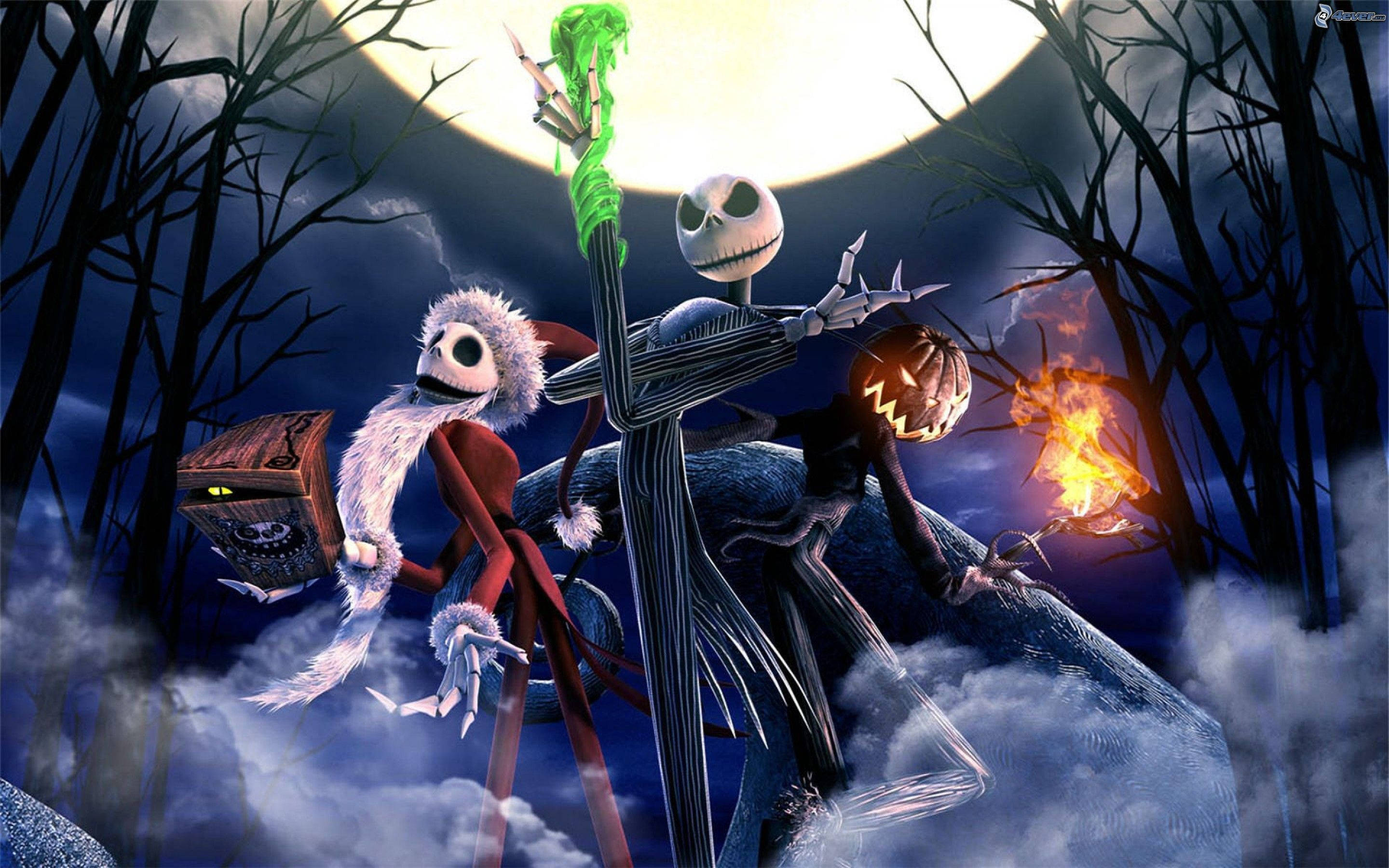 Ba Jack từ The Nightmare Before Christmas Hình nền