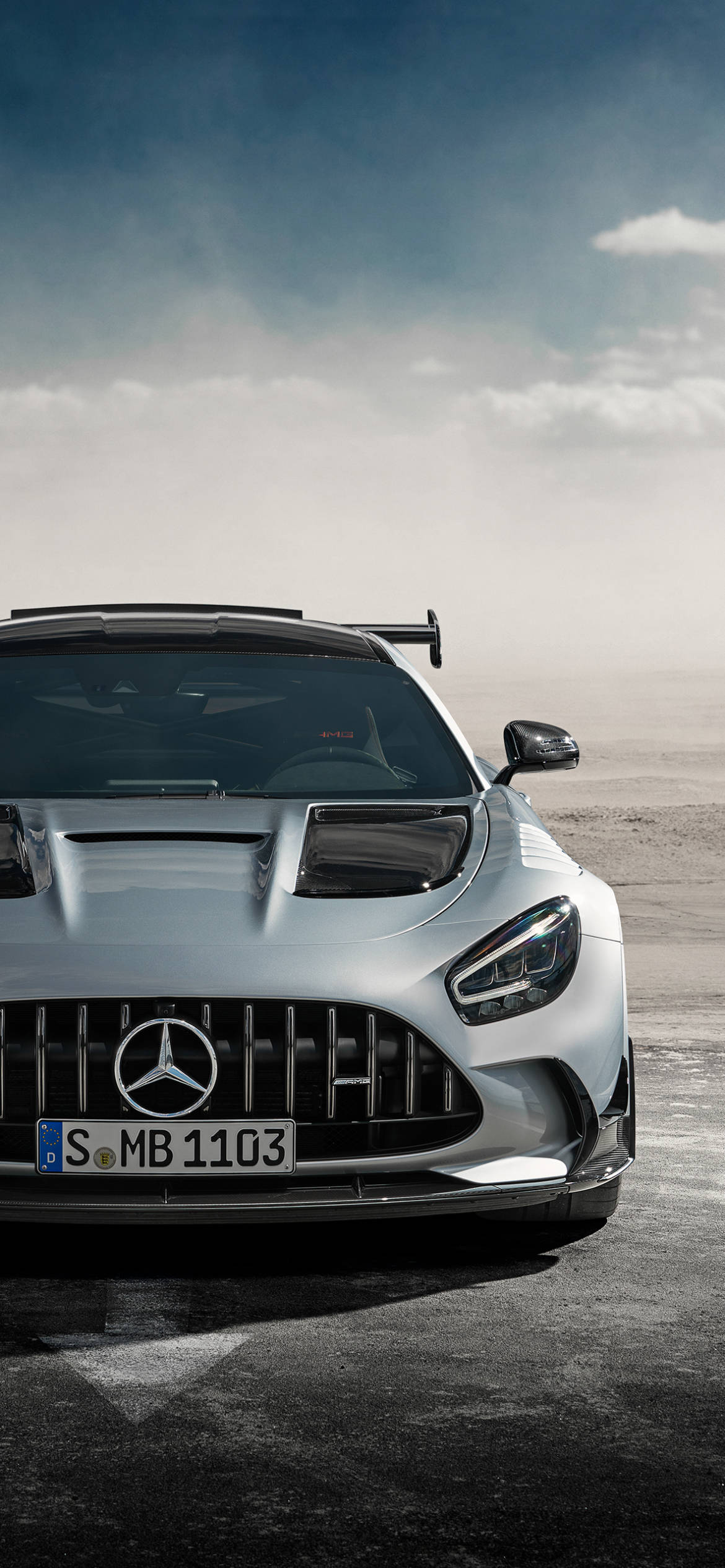 Bạc Mercedes AMG iPhone Hình nền