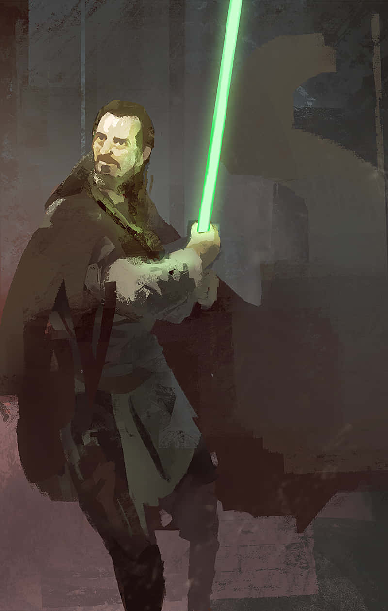 Bậc Thầy Qui-Gon Jinn, Hiệp Sĩ Jedi Thông Thái Hình nền