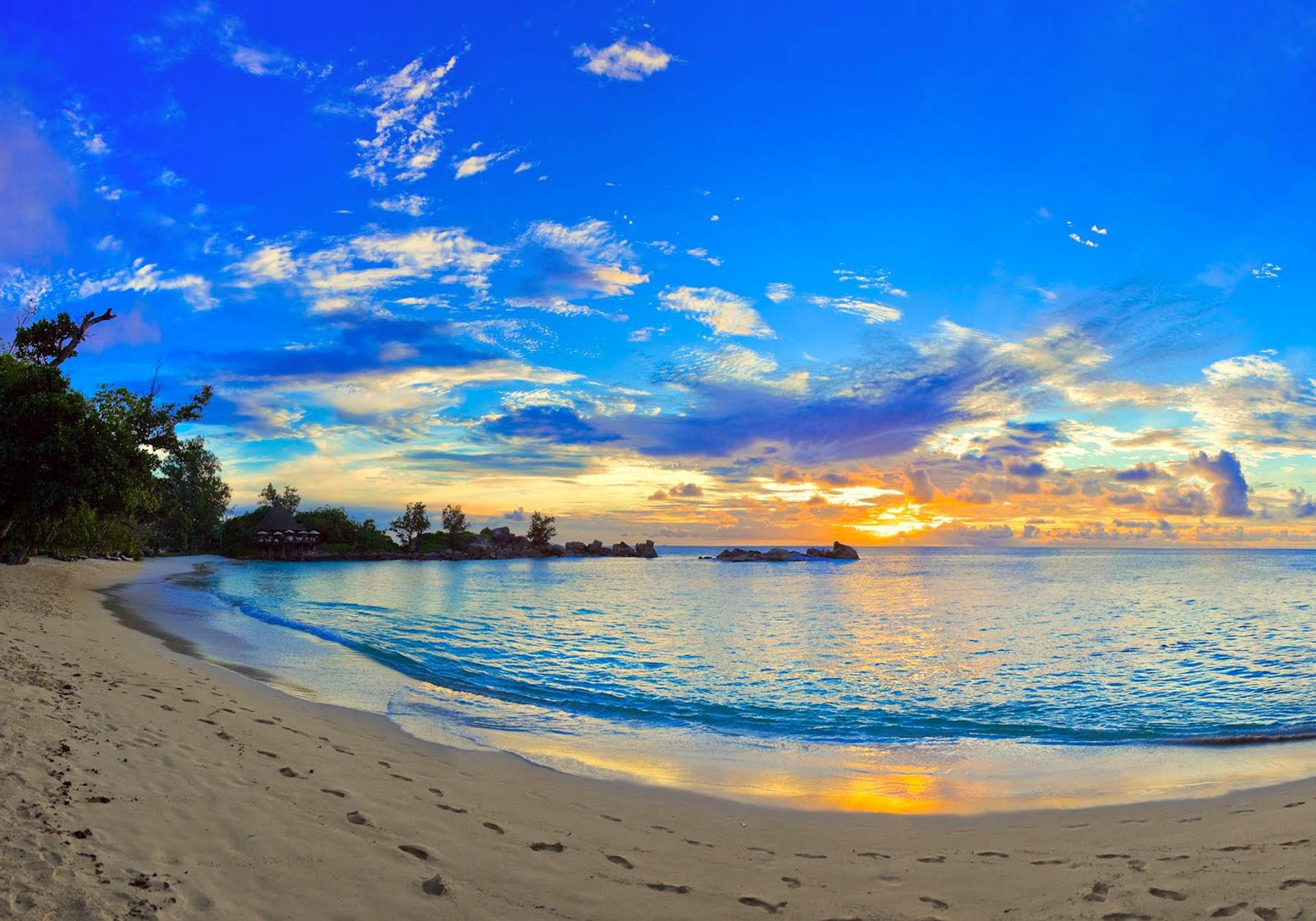 Bãi biển nhiệt đới mùa hè Hình nền