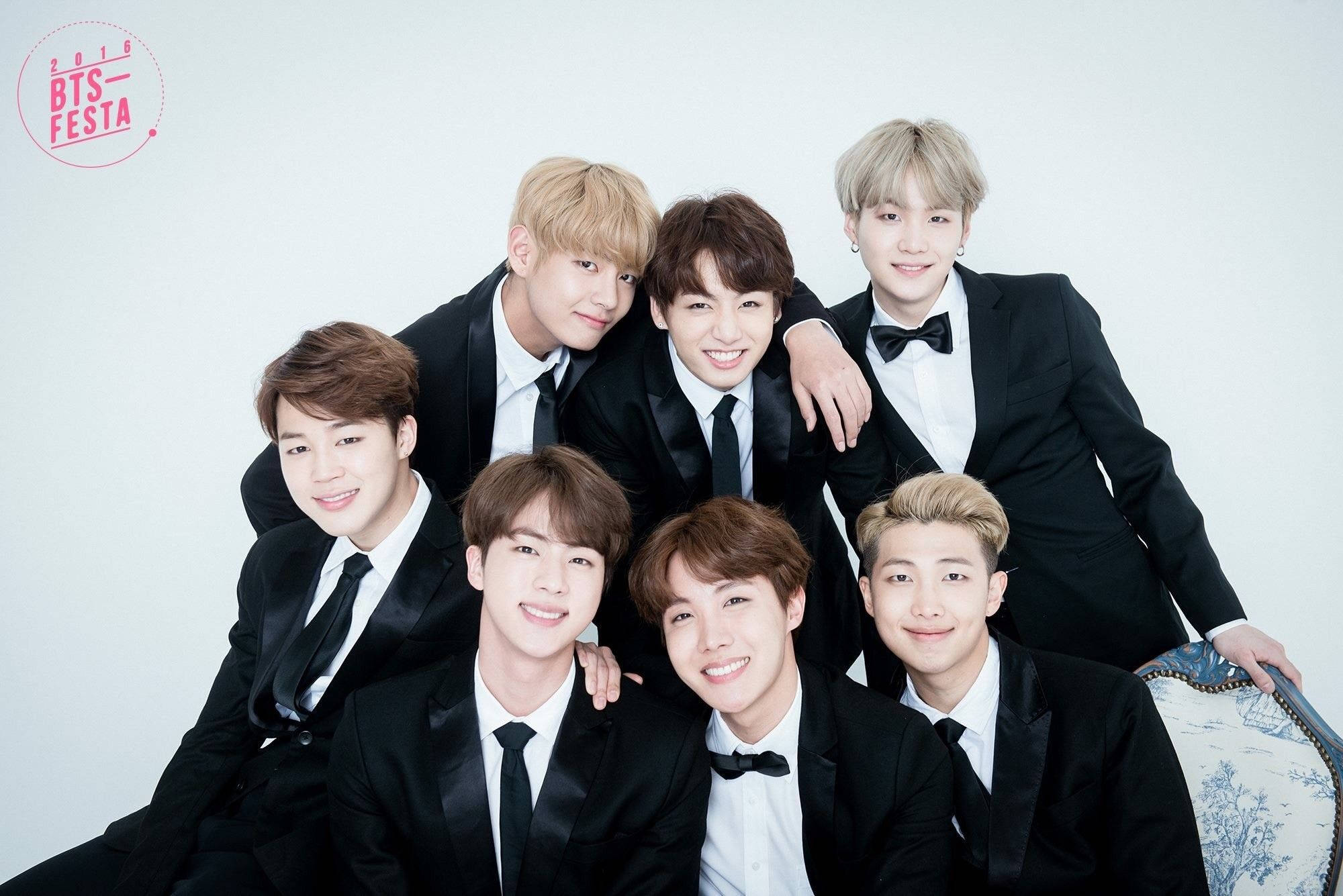 Ban Nhạc Nam K-Pop Nổi Tiếng Toàn Cầu BTS Hình nền