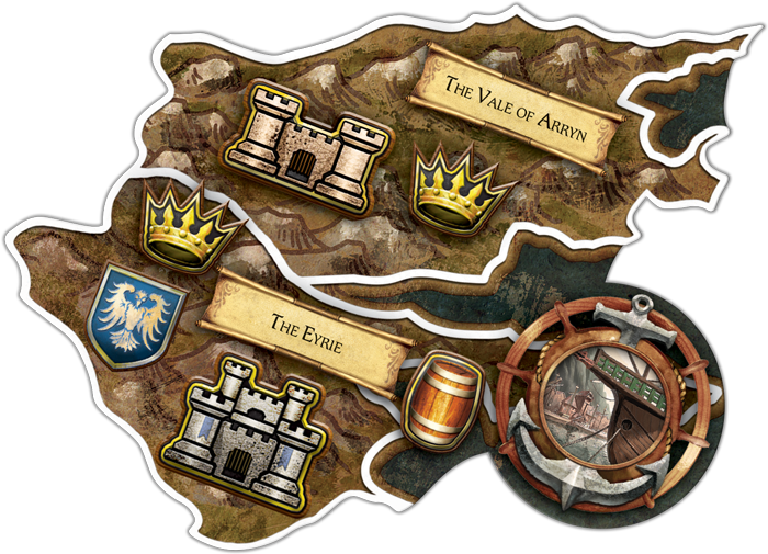 Bản đồ Vale of Arryn trong Game of Thrones Hình nền