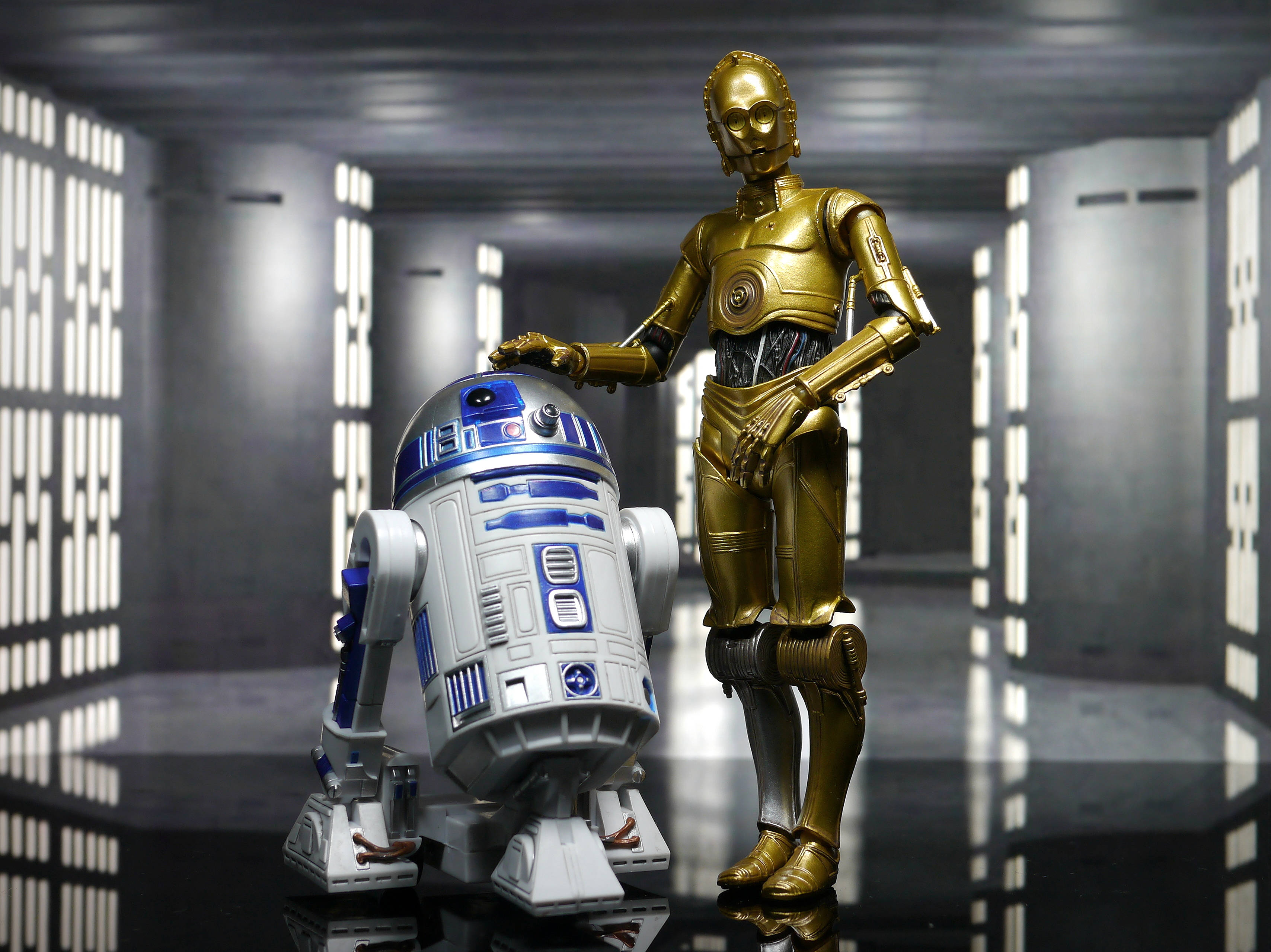 Bạn Rô-bốt C3PO và R2D2 Hình nền