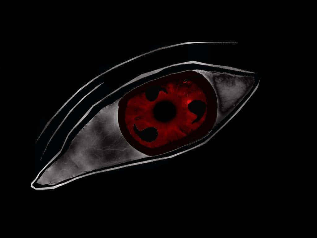 Bản vẽ mắt Sharingan đỏ Hình nền