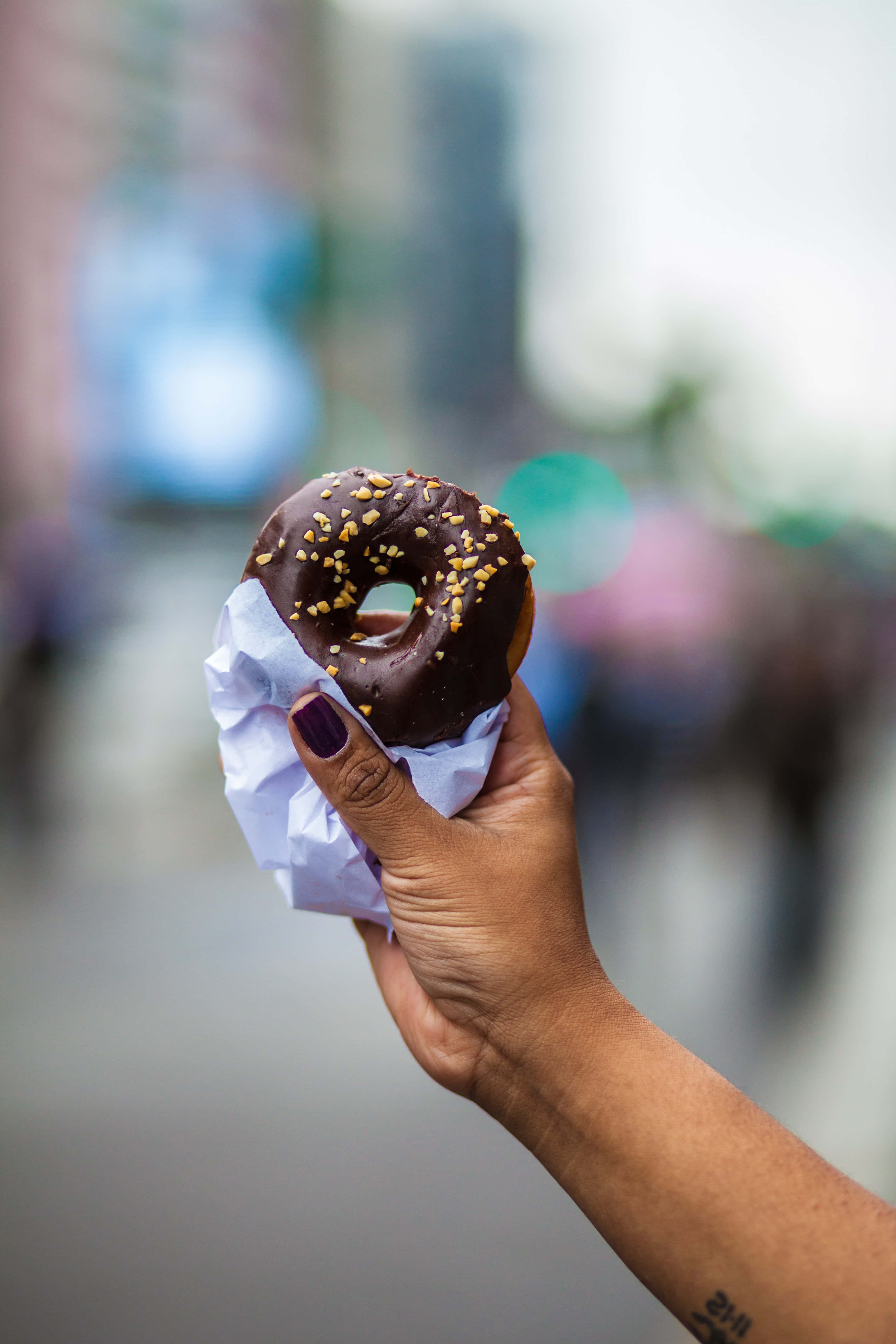 Bánh Donut Không Thể Cưỡng Lại Đầy Hương Vị Hình nền