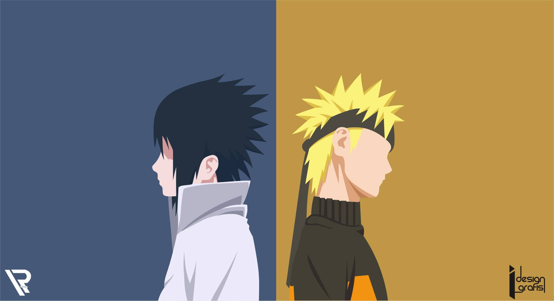 Banner Naruto và Sasuke Hình nền