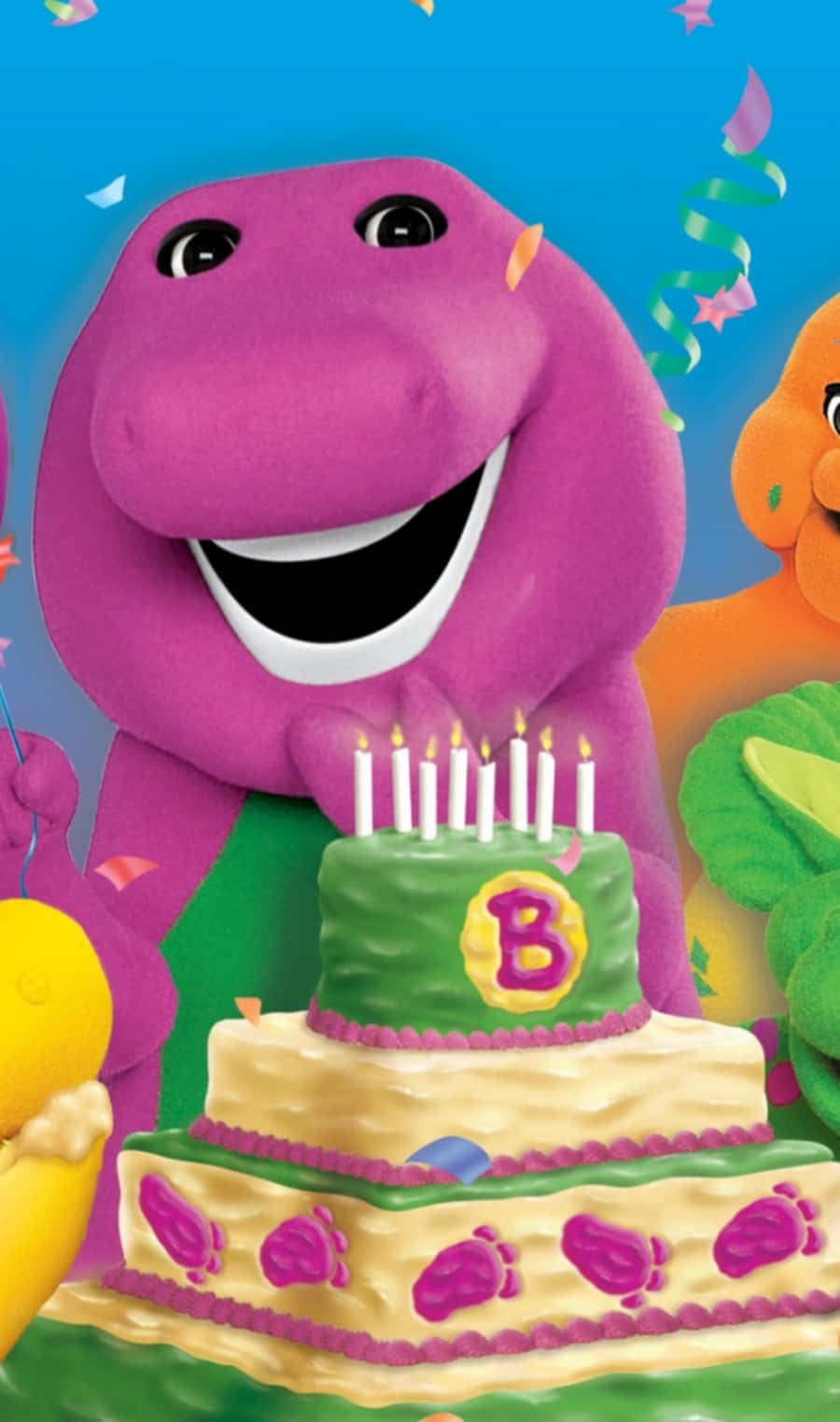 "Barney truyền cảm hứng về phép thuật, niềm vui và hạnh phúc" Hình nền