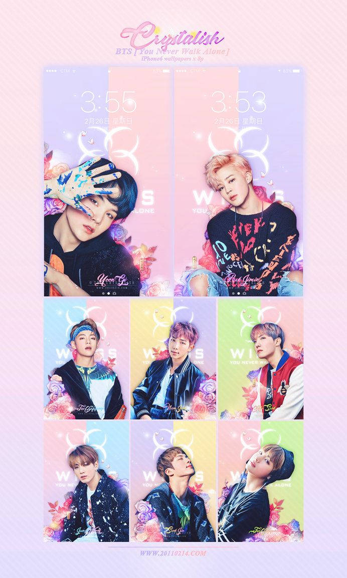 Bắt Gặp Ban Nhạc KPop BTS Đang Nở Rộ - Làm Say Đắm Người Hâm Mộ Với Một Màn Trình Diễn Ấm Áp Hình nền