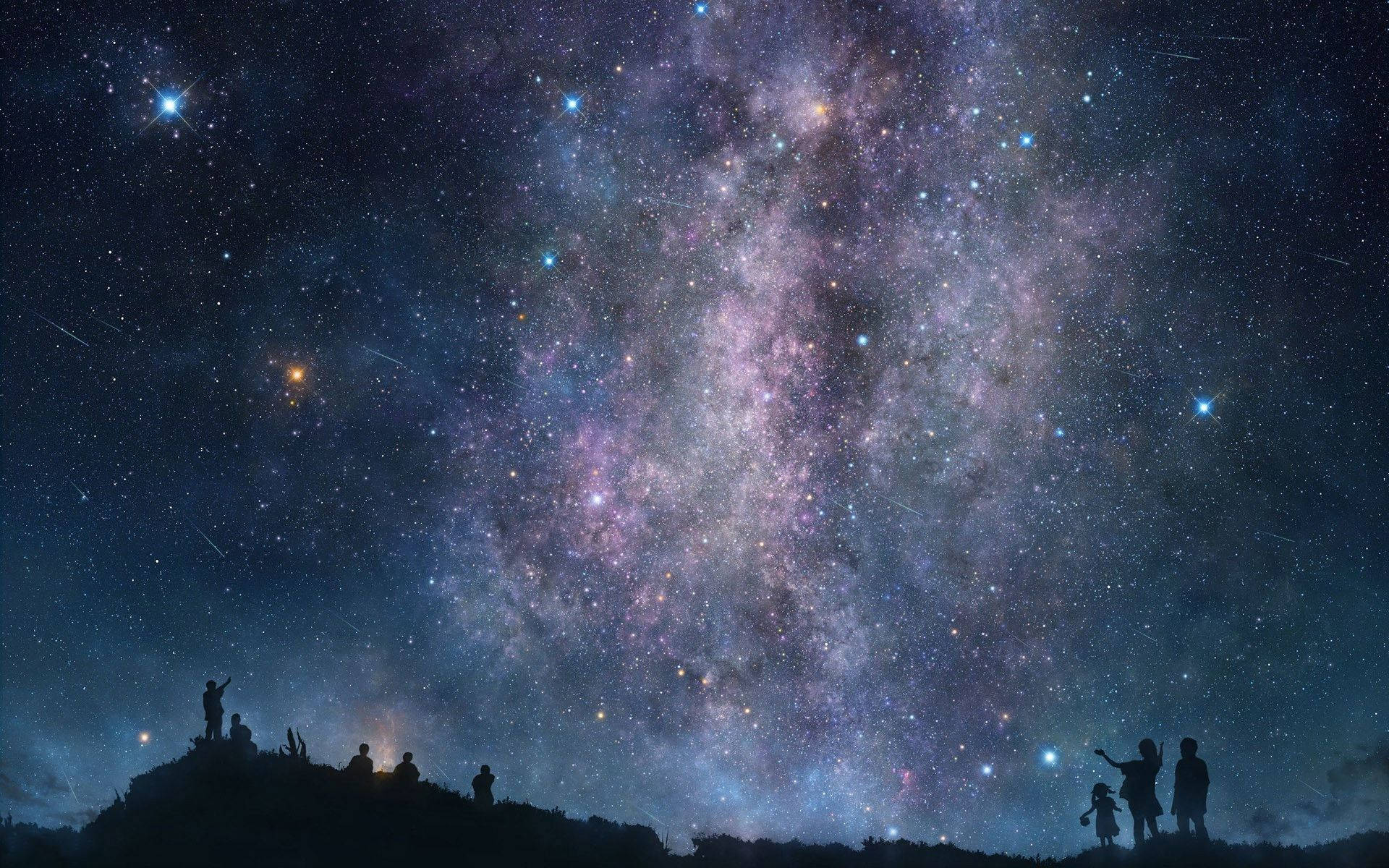1920x1200 Hình nền bầu trời đầy sao