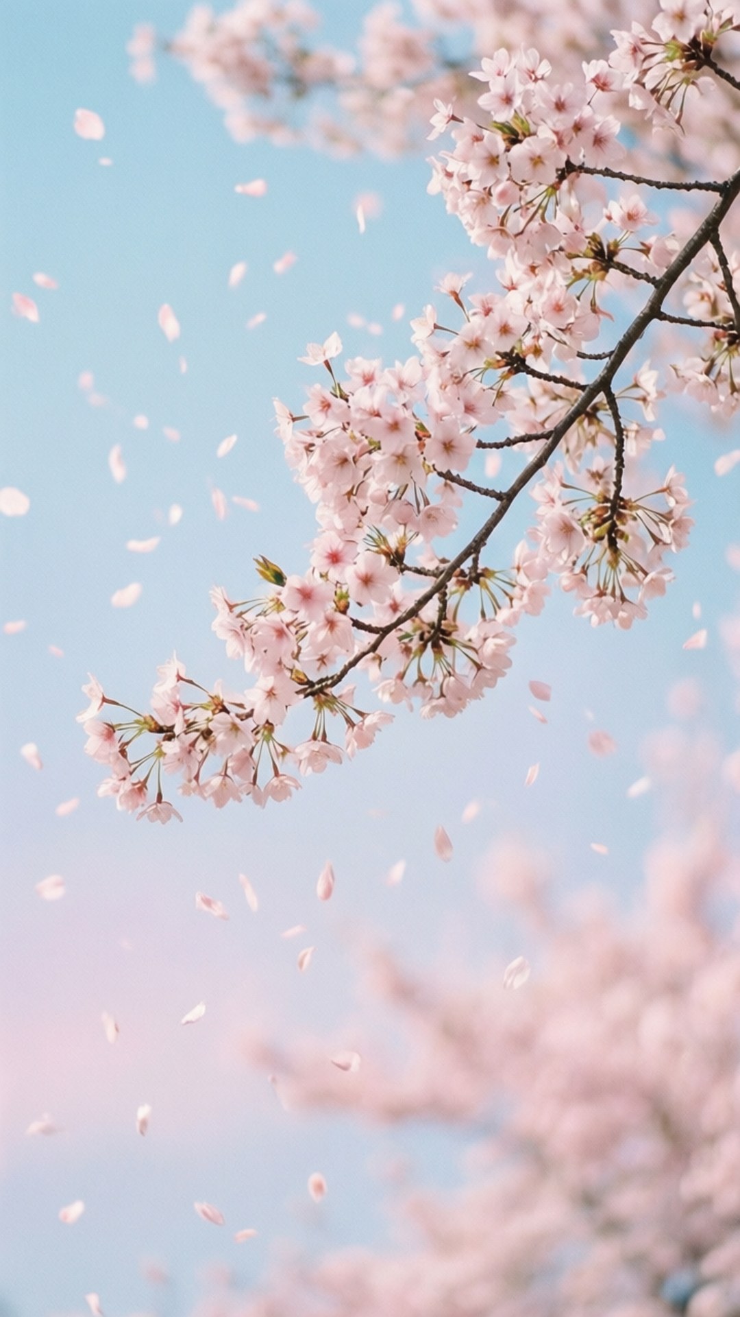 Bầu Trời Hoa Anh Đào Hình nền