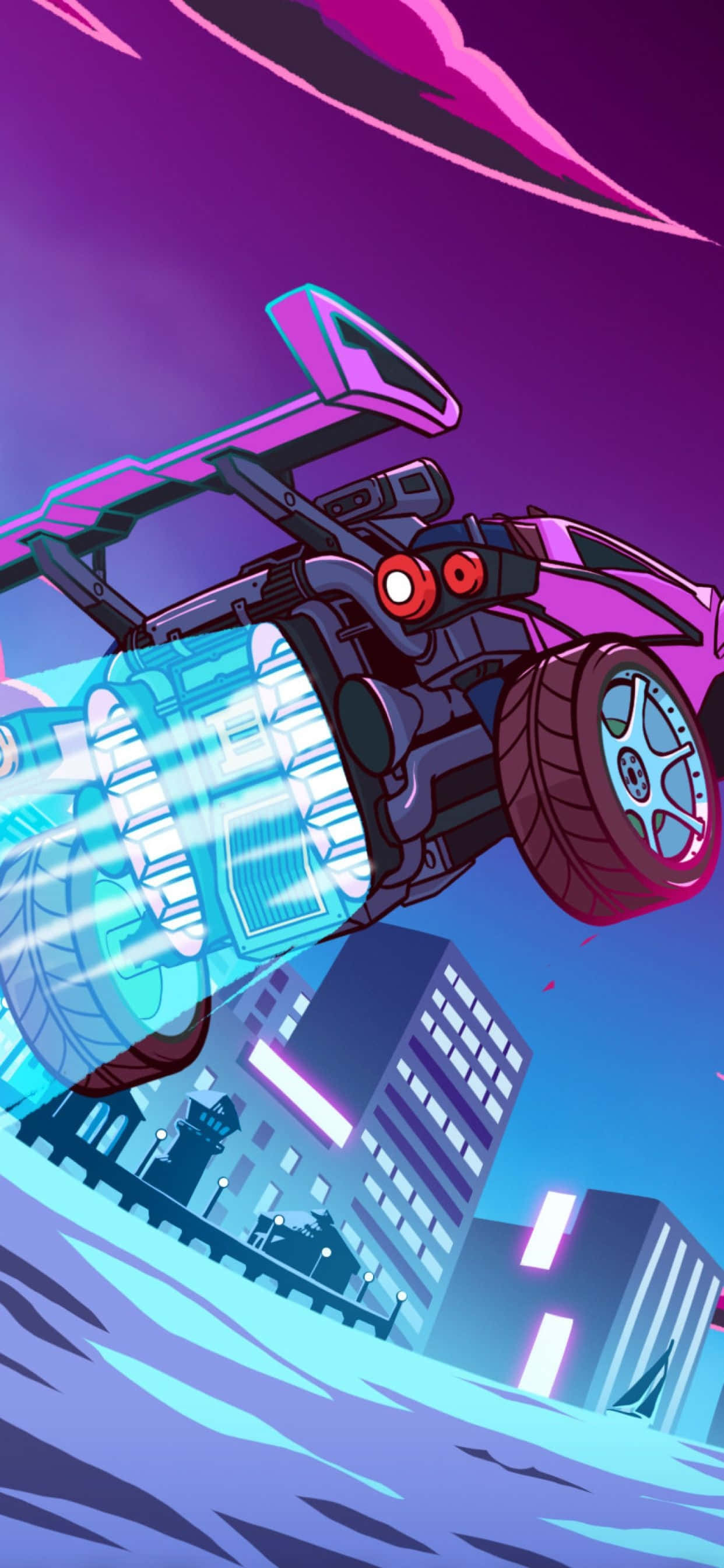 Bay Cao Với iPhone XS Max Và Rocket League Hình nền