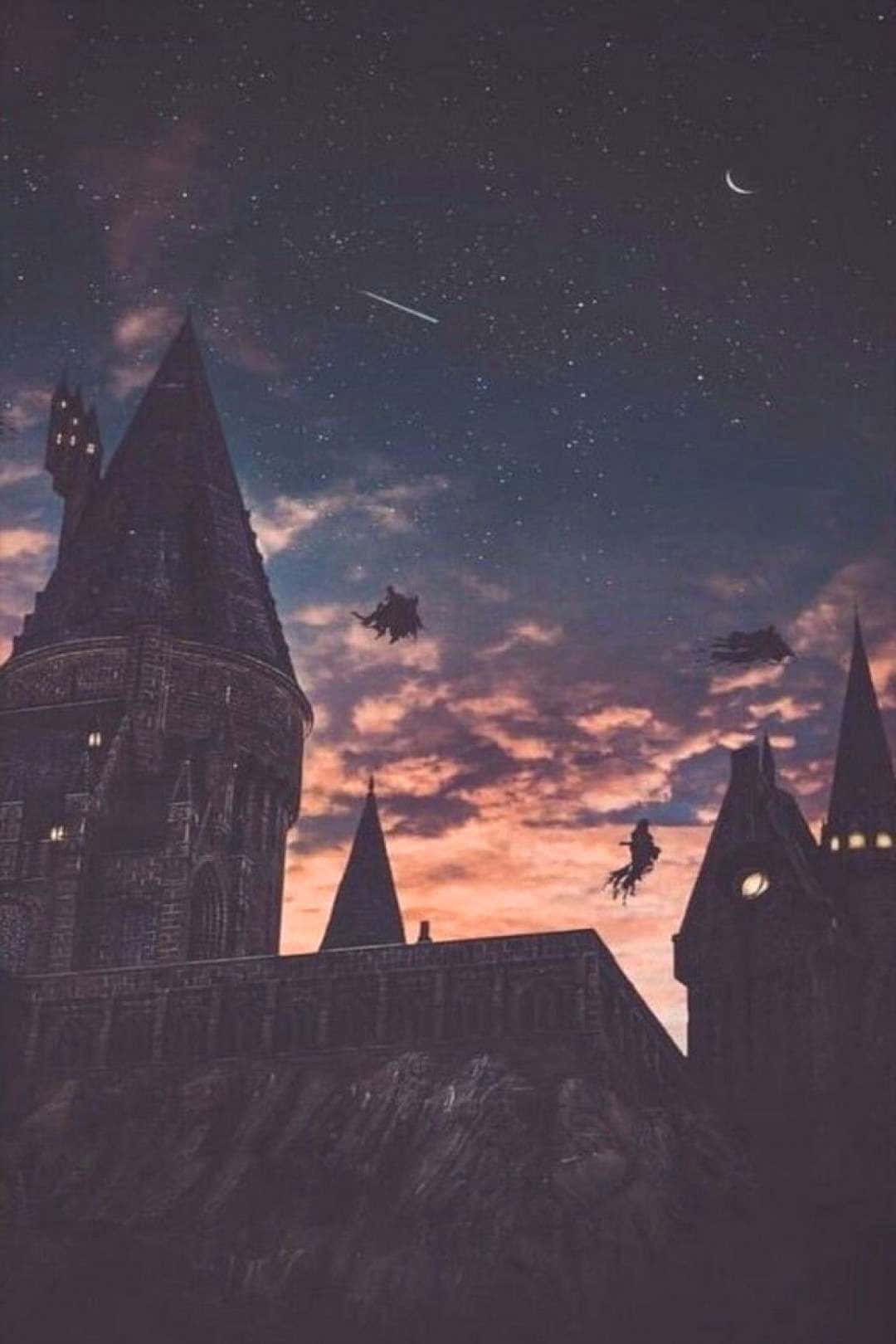 Bay Đến Hogwarts Hình nền