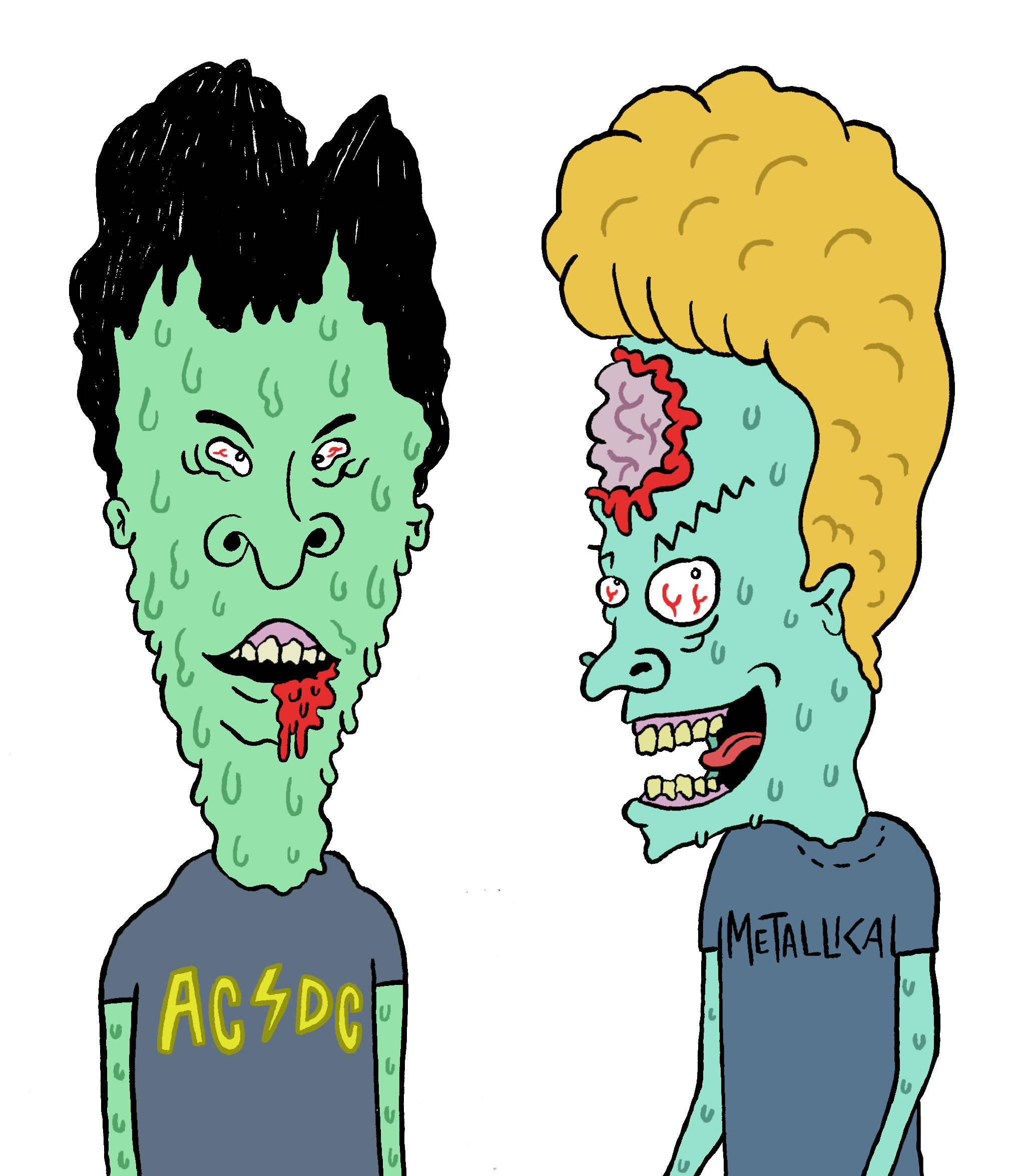 Beavis và Butt Head thây ma Hình nền