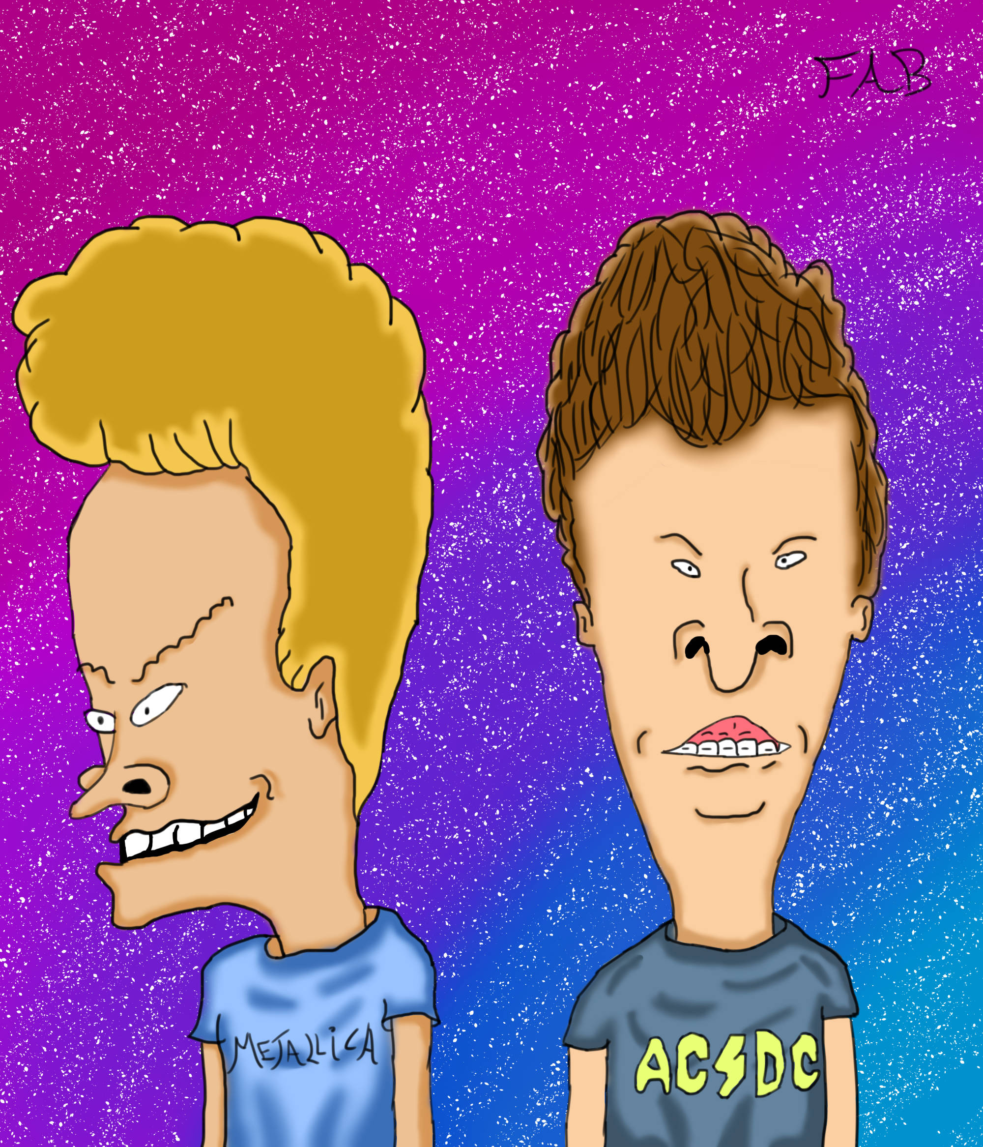 Beavis và Butt Head sặc sỡ Hình nền