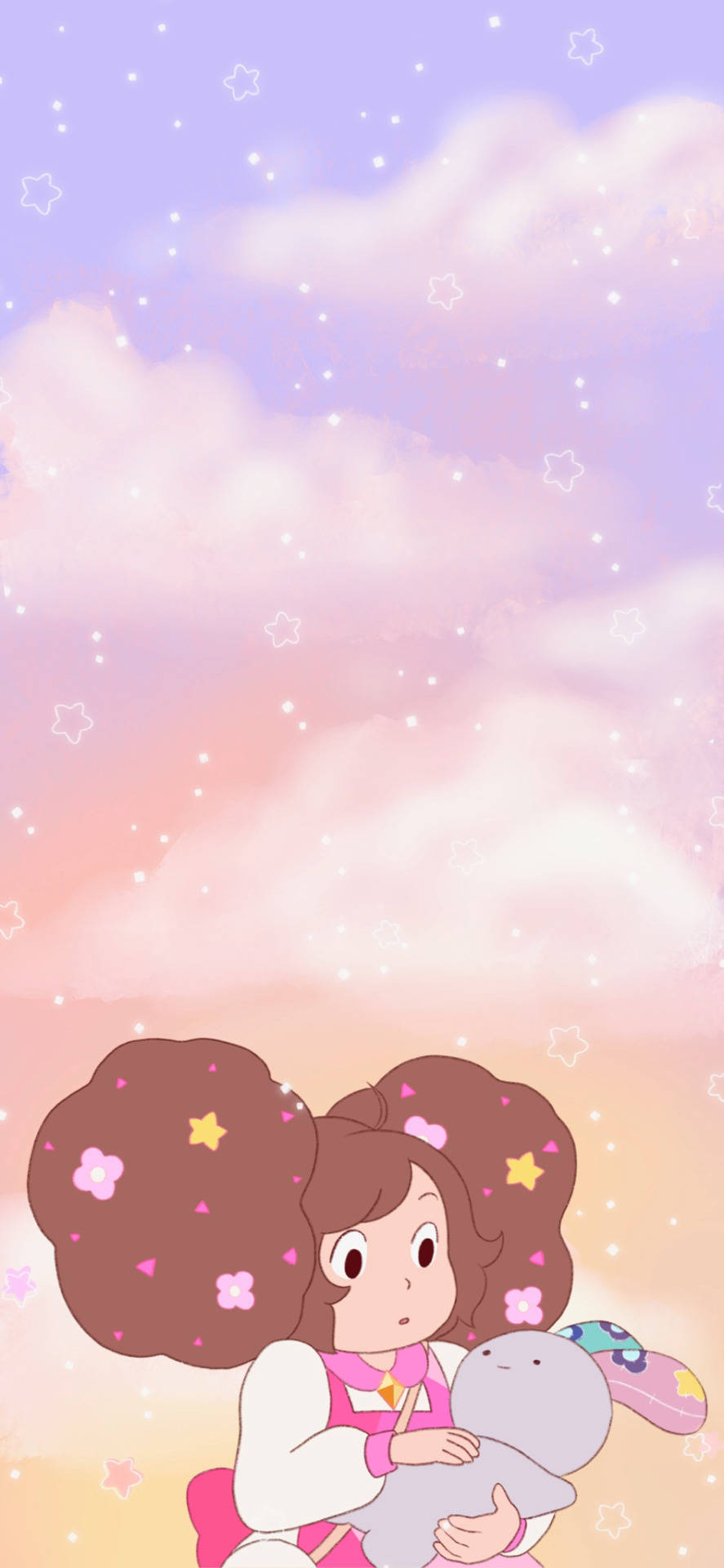 bee và puppycat đang làm việc Hình nền