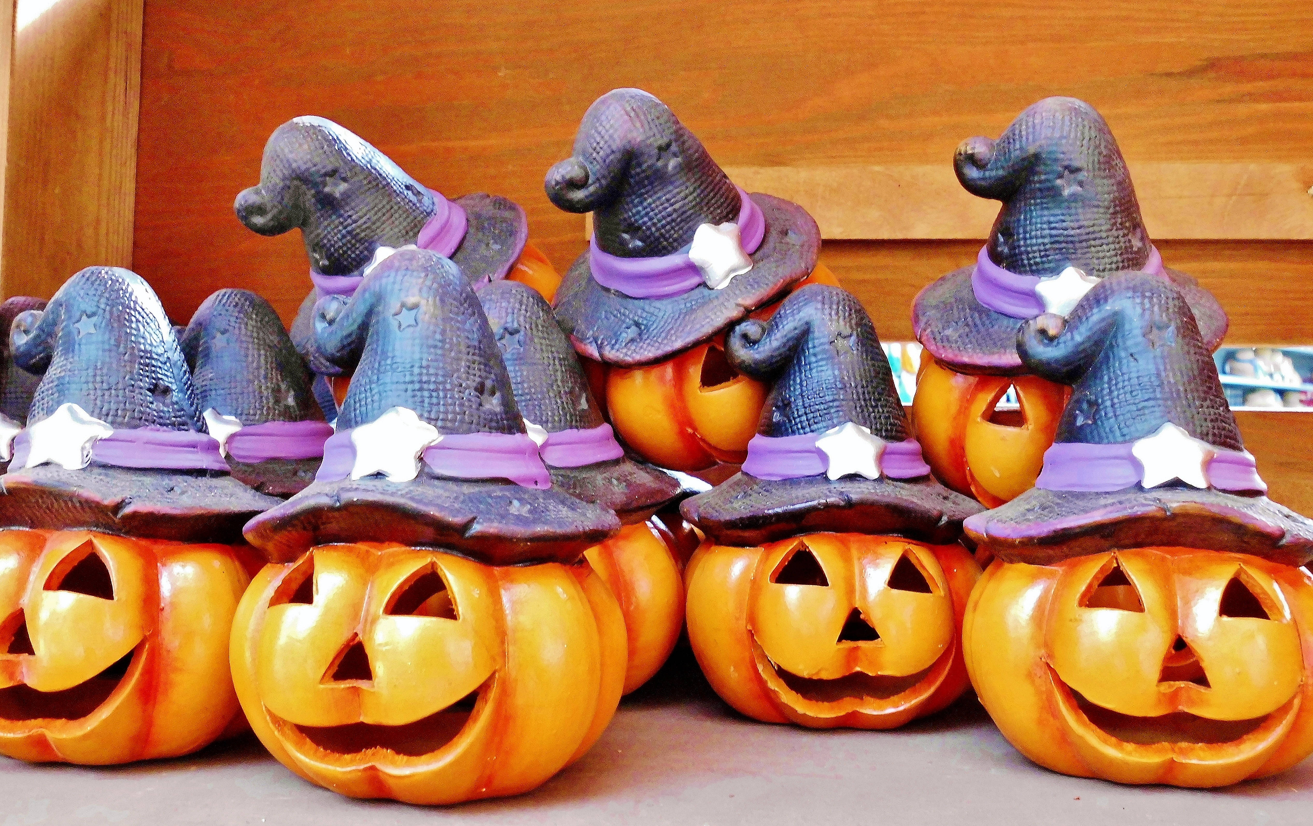 Bí Ngô Cười Trang Trí Halloween Hình nền