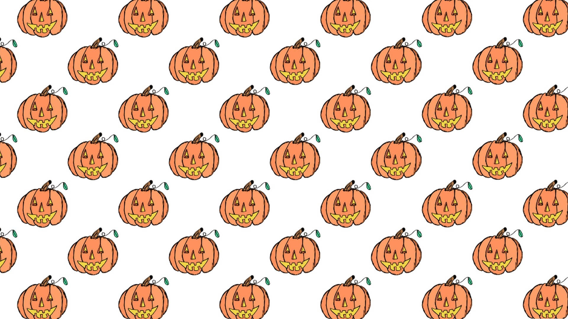 Bí ngô Halloween cổ điển dễ thương Hình nền