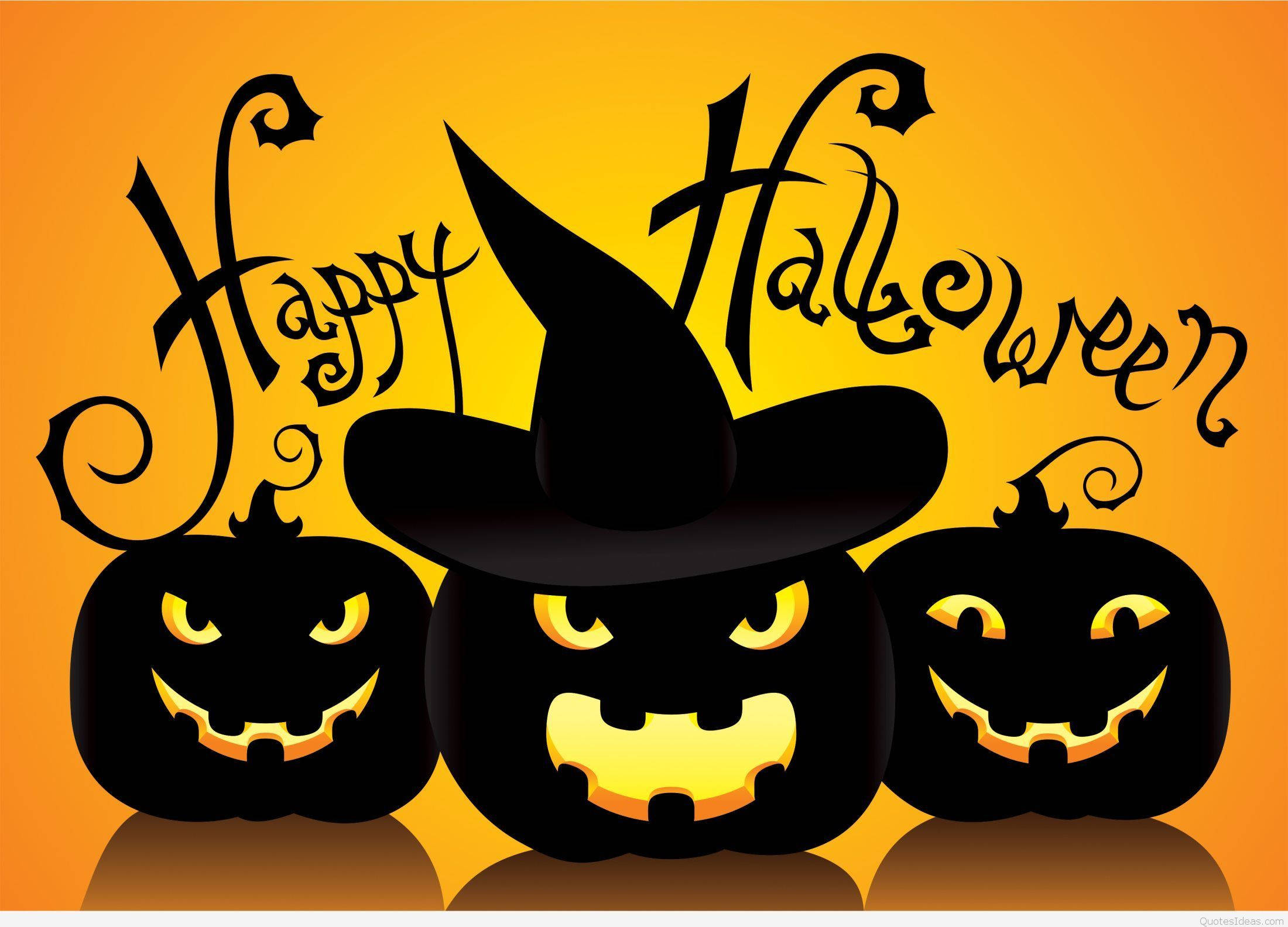 Bí Ngô Halloween Dễ Thương Ma Quái Hình nền