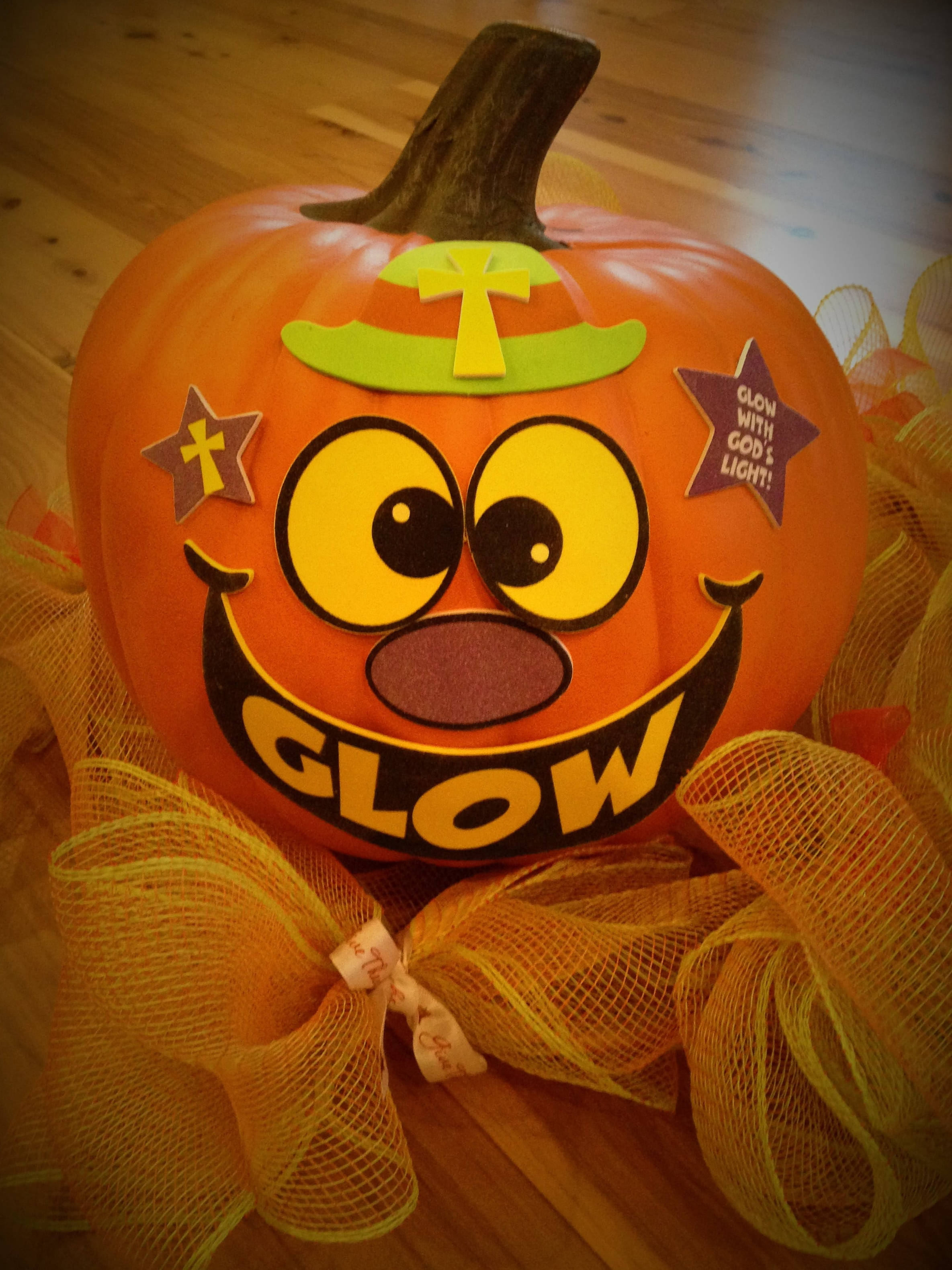 Bí Ngô Halloween Dễ Thương Phong Cách Cơ Đốc Hình nền